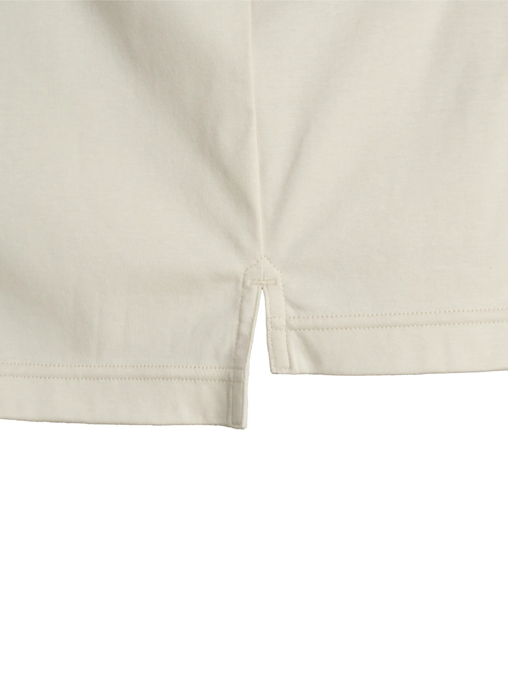 TAKEO KIKUCHI MEN BEIGE SOFT ROYAL-COOL CUT&SEW POLO SHIRT