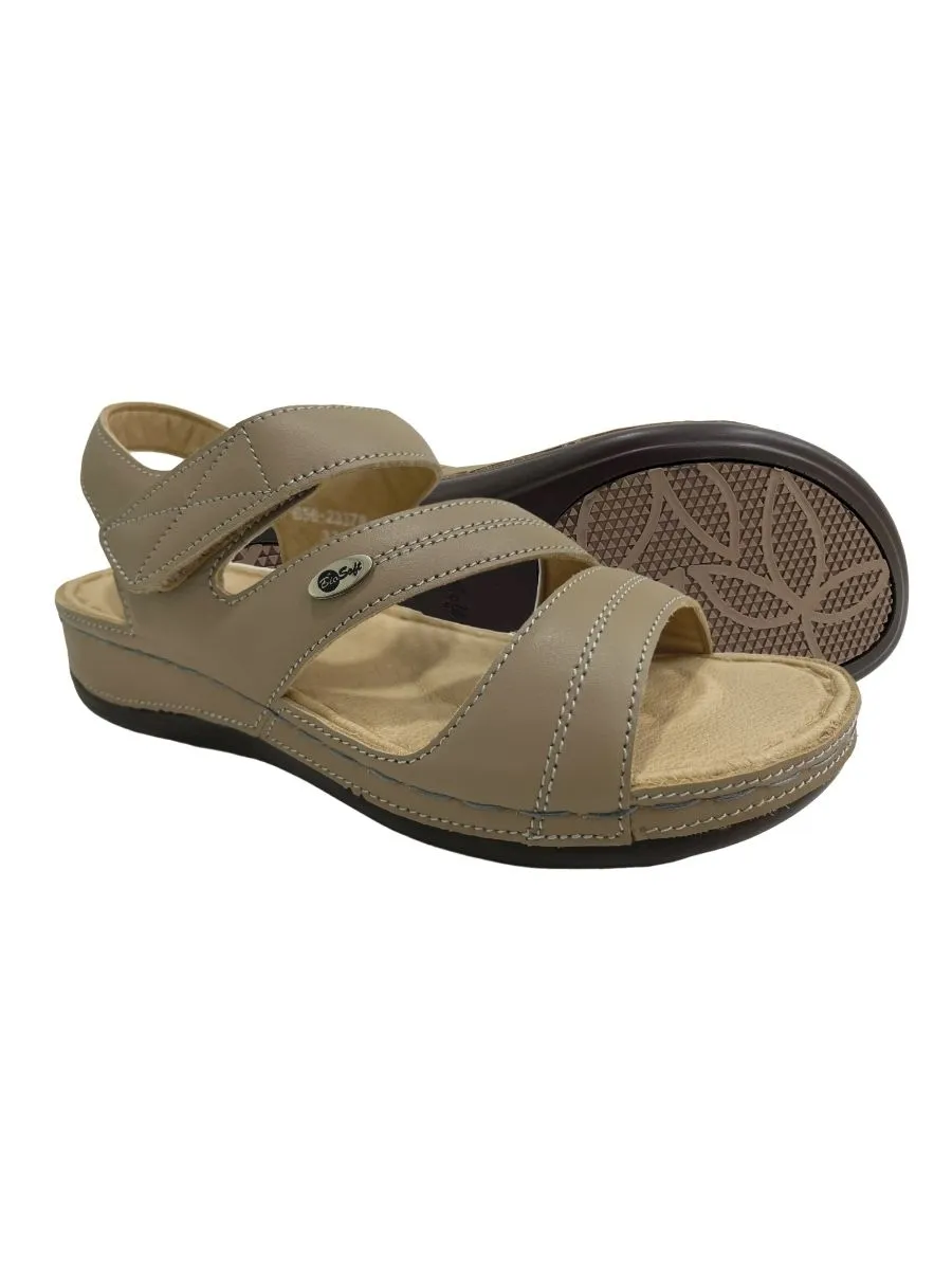 BIOSOFT GRAY COMFORT SANDALS B56-23378