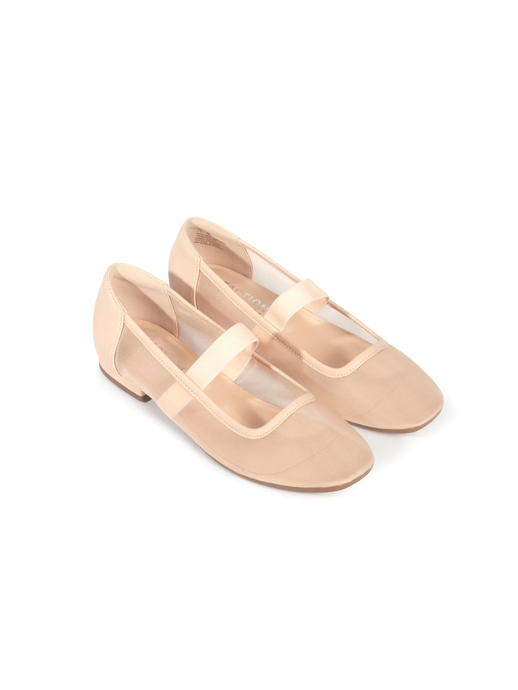 KENNETH COLE WOMEN FLATS MARY-MARY JANE MESH  /NUDE