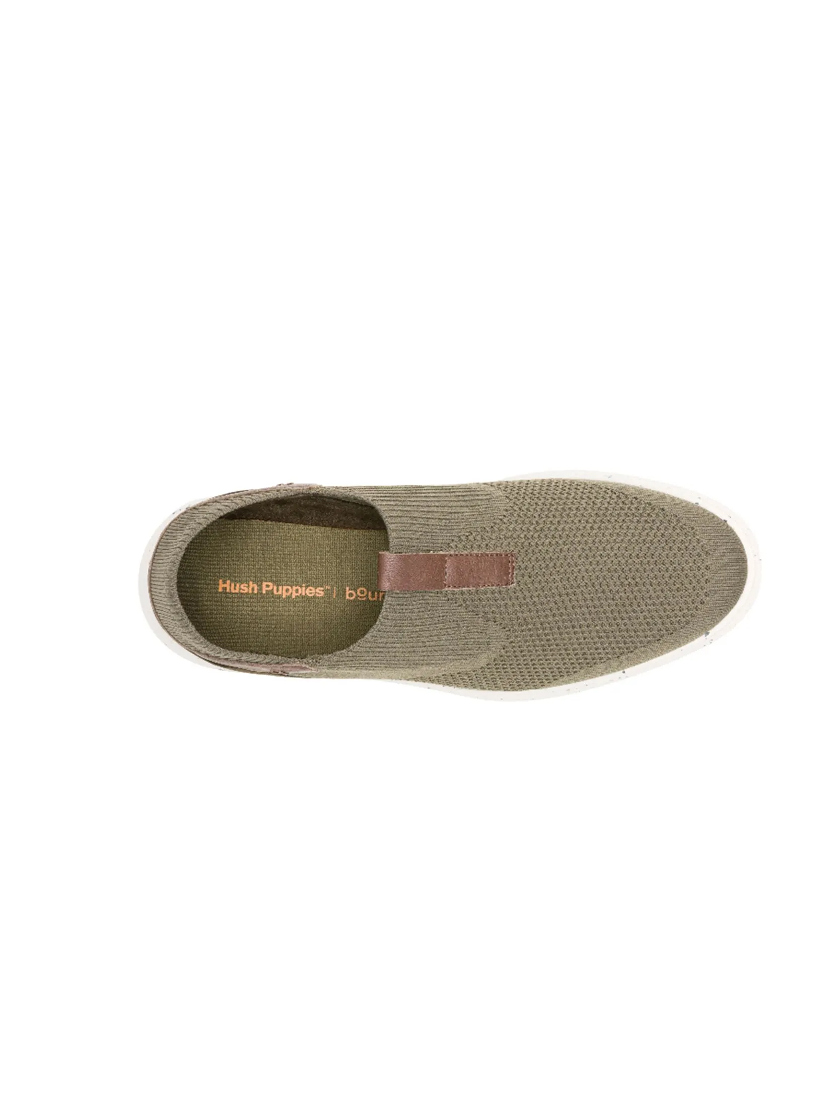 HUSH PUPPIES Men's Shoes Sneakers Slip-on - GREEN