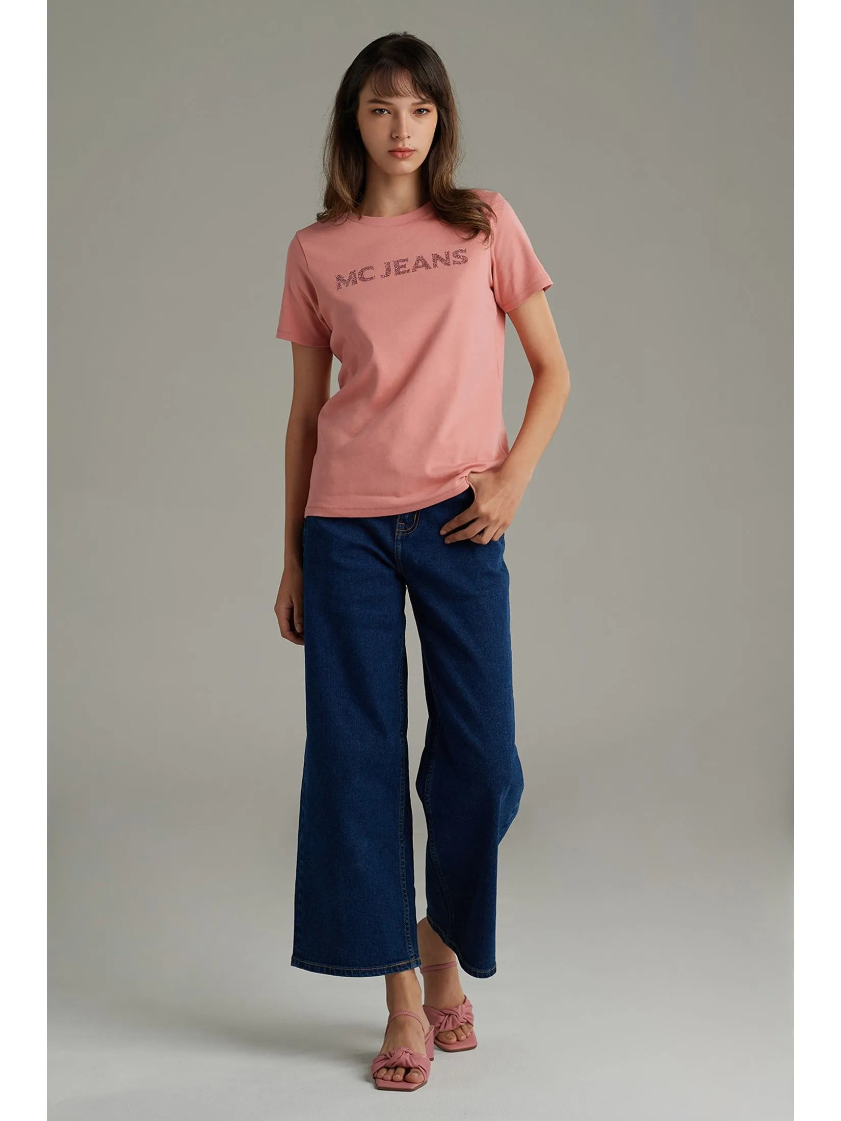 MC JEANS T-Shirt Women Pink