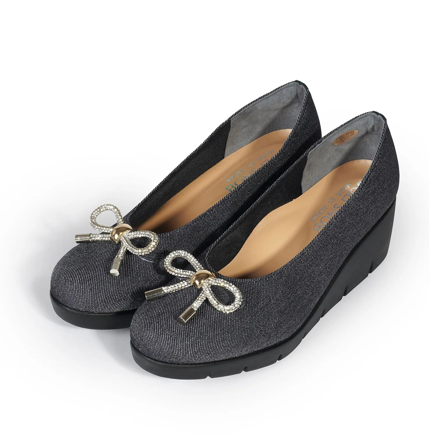 JOLI SNOB Navy Women Comfort High Heels