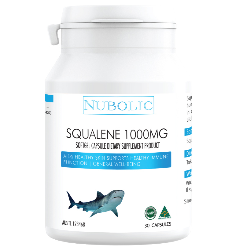 Акулий Сквален - жир из печени акулы 1000 мг 30 капсул