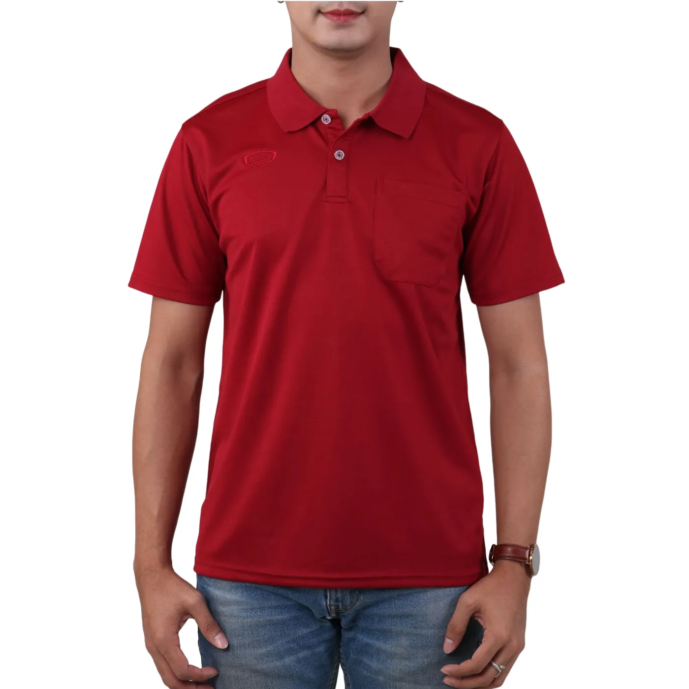 GRAND SPORT Red Men's polo shirt (012586)
