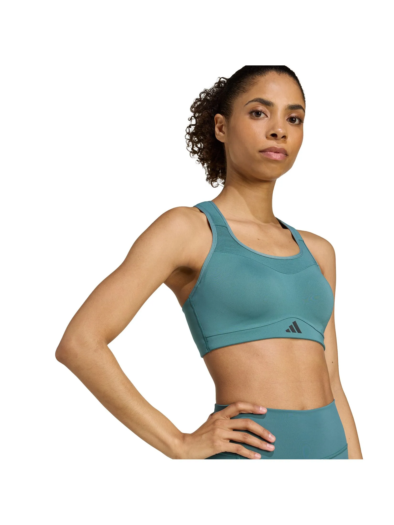 ADIDAS Women Support Bra TLRD Impact Training High Teal