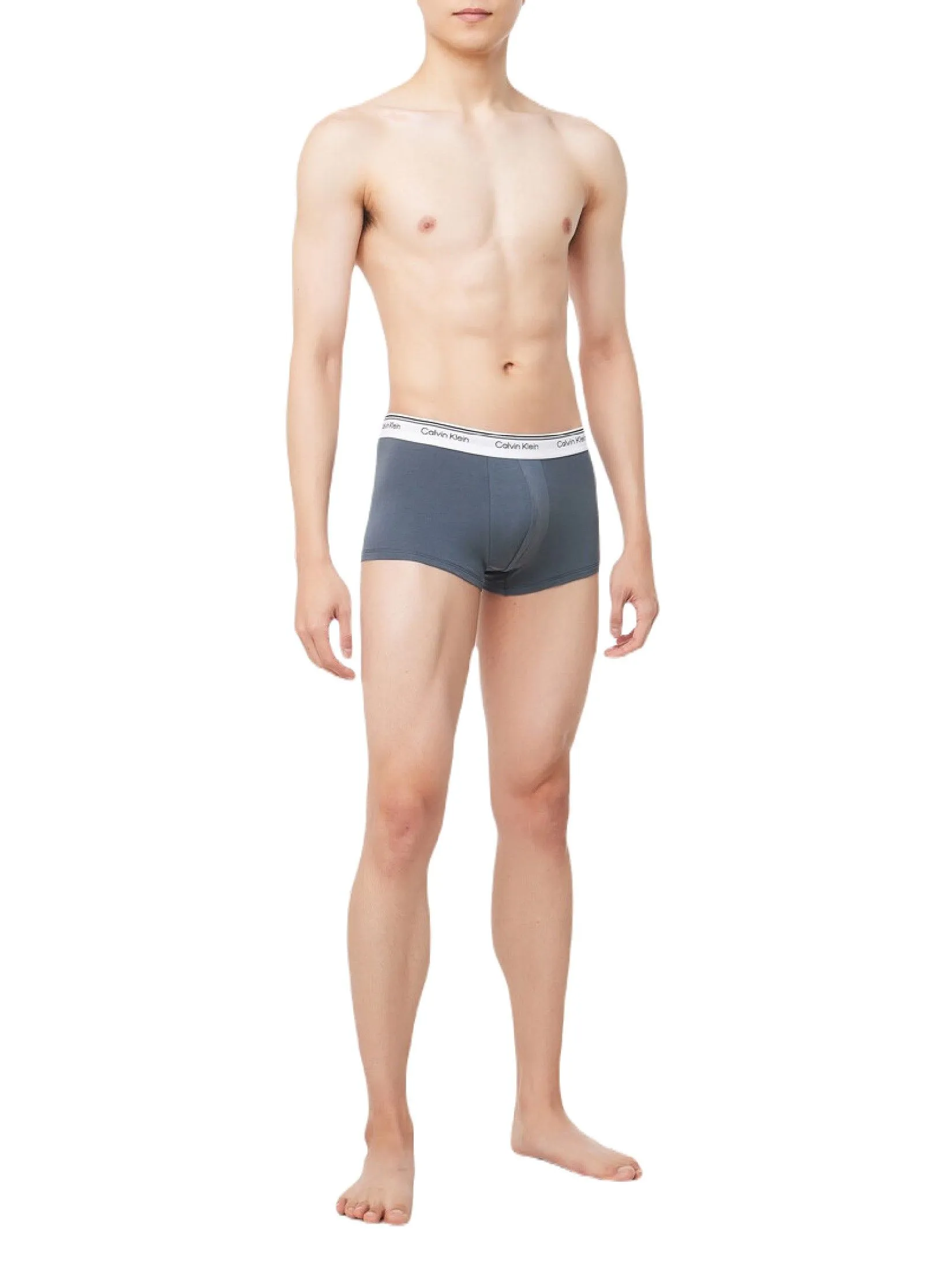 CALVIN KLEIN Men's Balance Cotton Low Rise Trunk 3Pack Multicolor