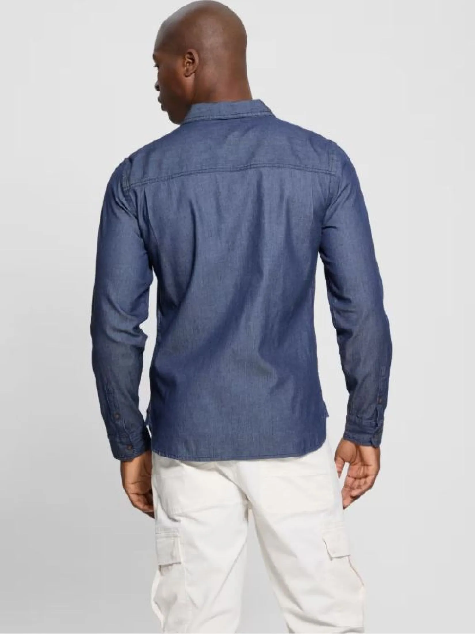 GUESS GUESS MEN  SHIRT  M5GH13D5NN0  -  Denim