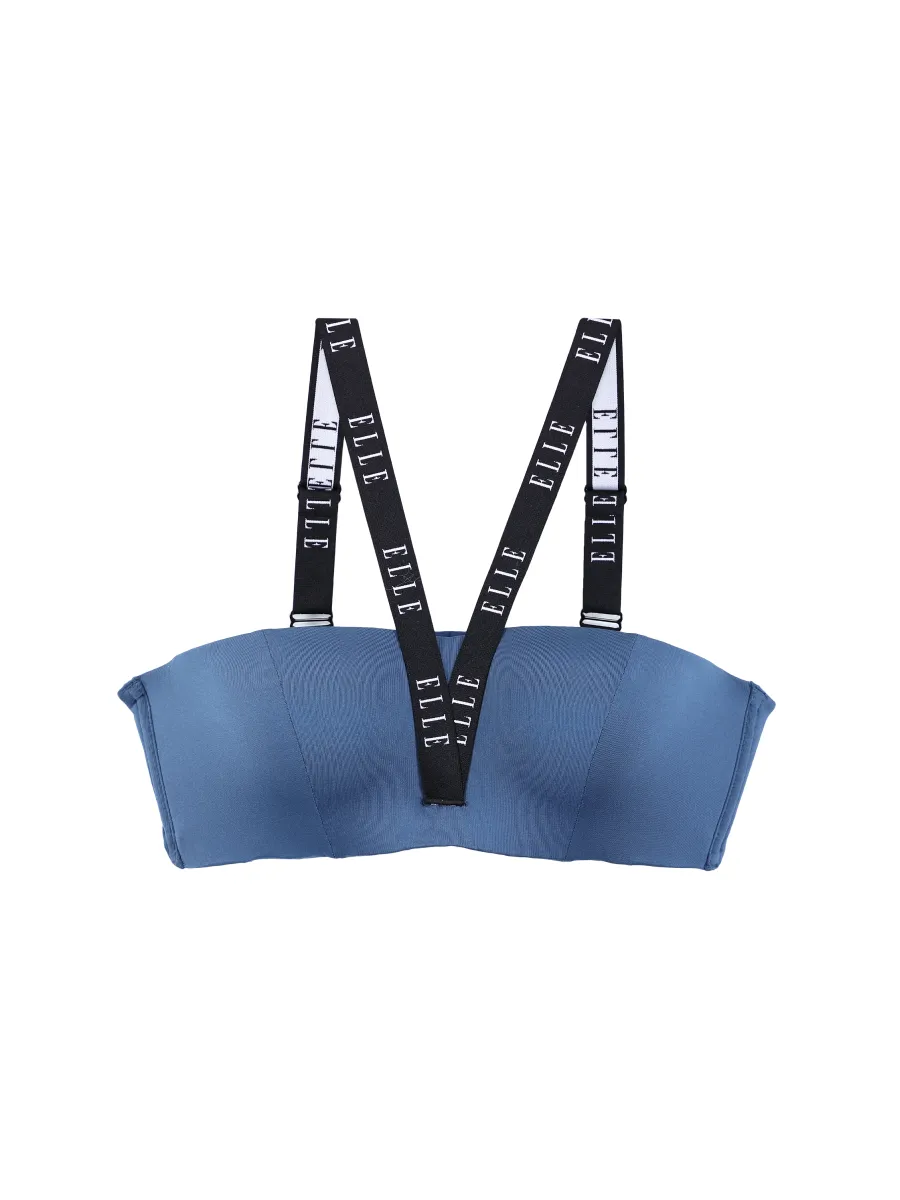 ELLE LINGERIE BRASSIERE MOULDED BRA LB4615 BLUE