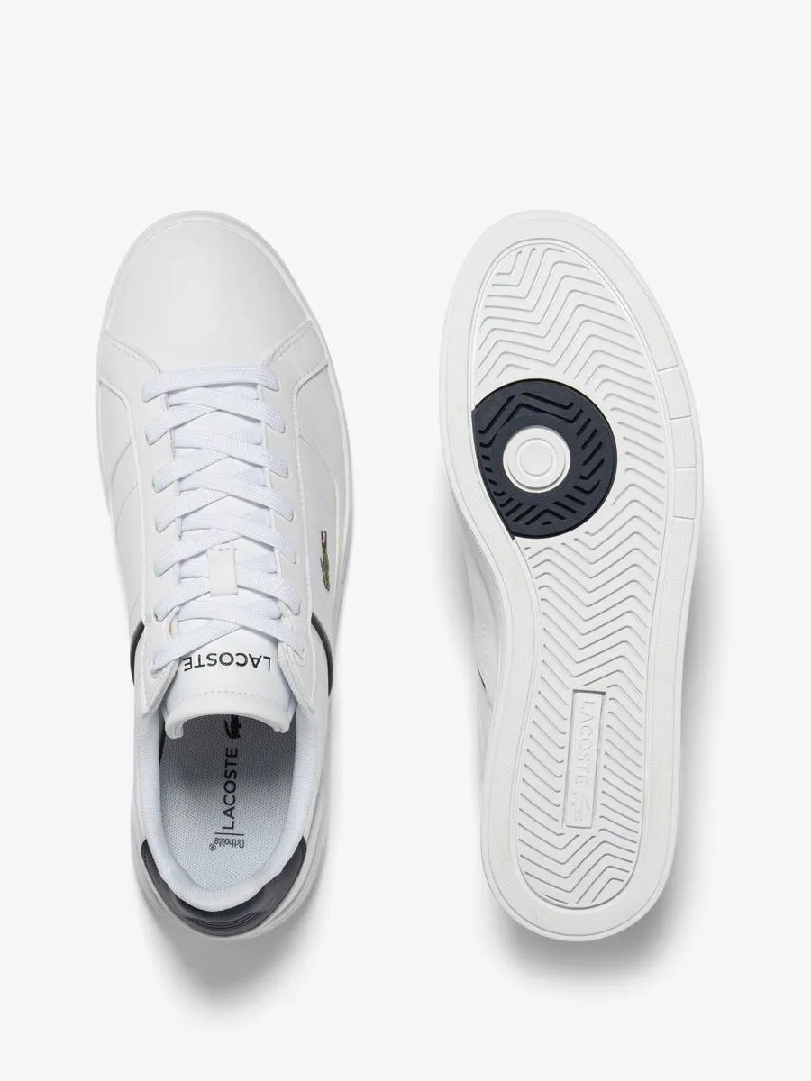 LACOSTE White Men’s Lacoste Europa Pro Leather Trainers