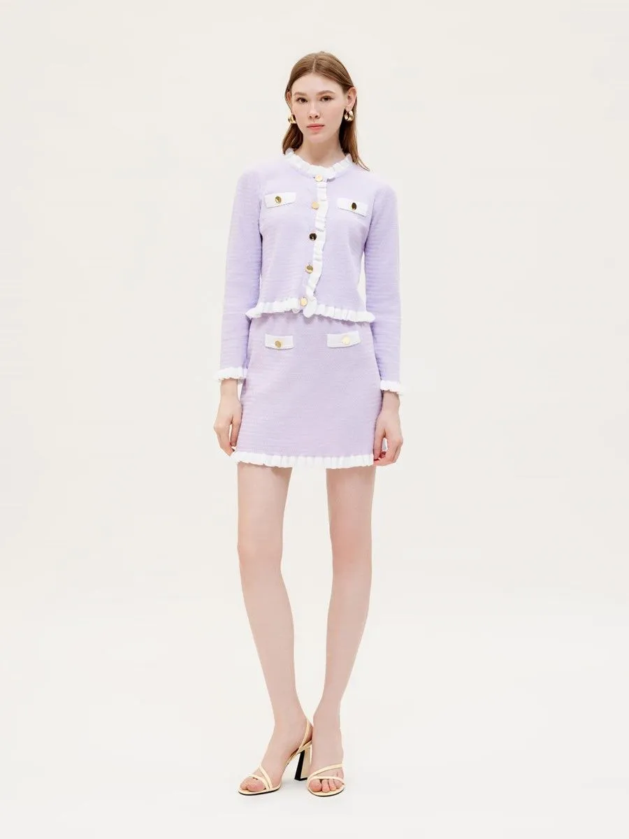 ASV (SS24) Valerie Knitted Women Skirt Lavender