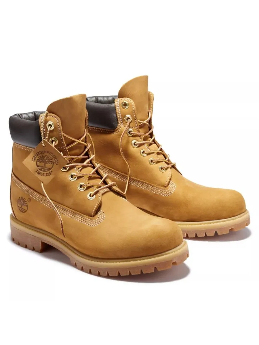 TIMBERLAND MEN'S 6-INCH PREMIUM WATERPROOF BOOTS CLASSIC  Yellow