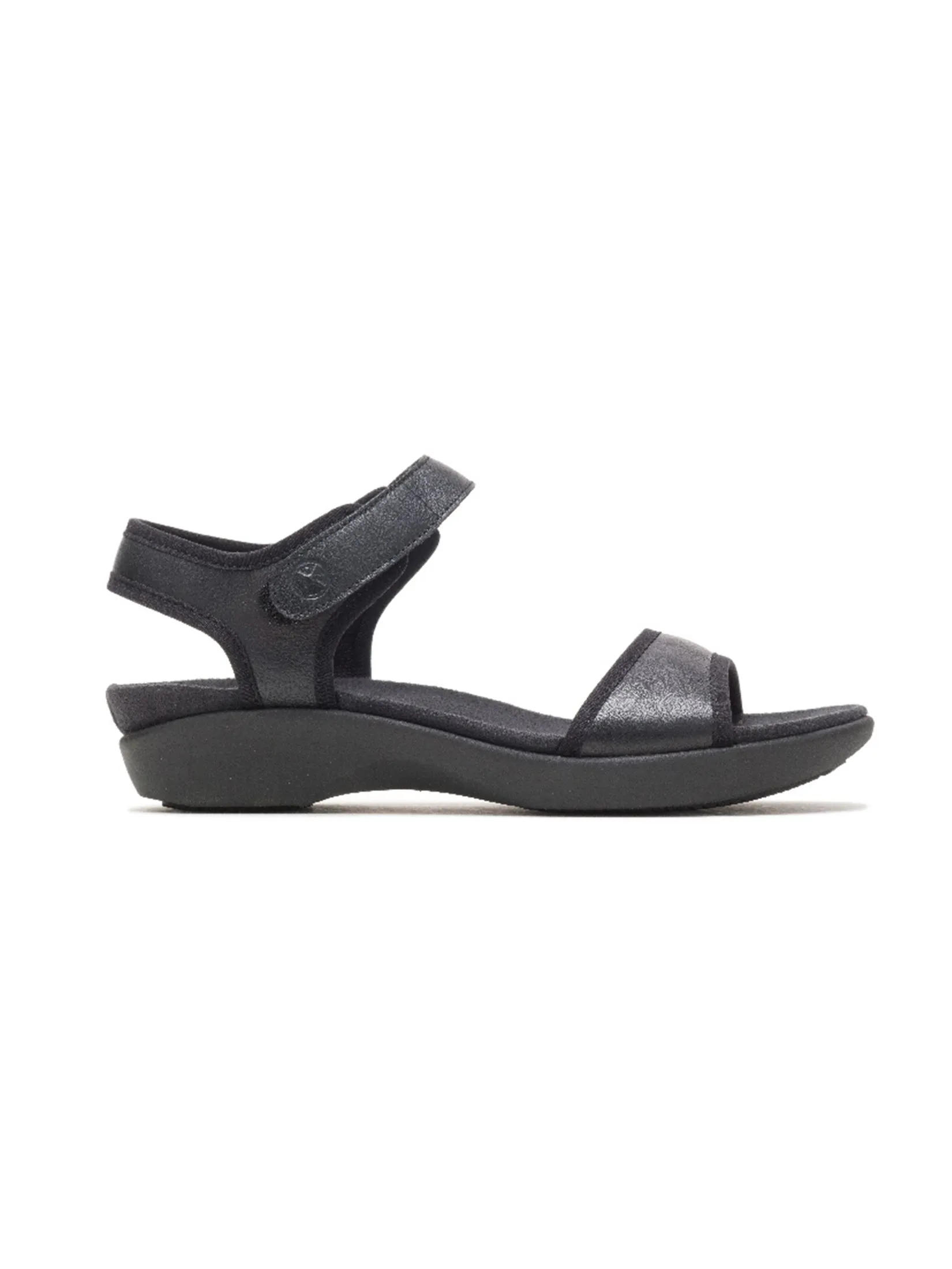 HUSH PUPPIES Women's Shoes Sandals Slingback  - BLACK