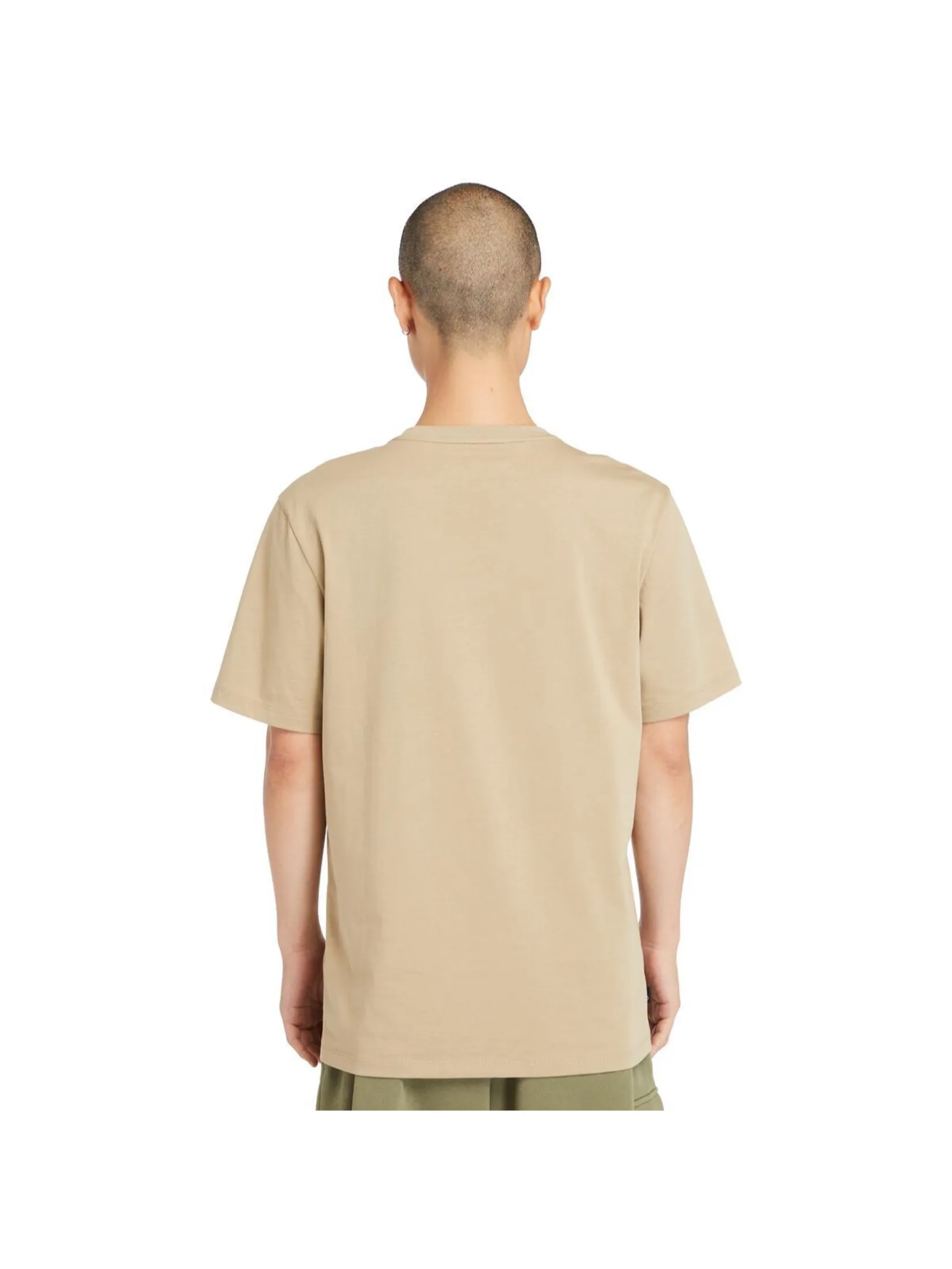 TIMBERLAND Men s Outdoor Graphic Short T-SHIRT Beige
