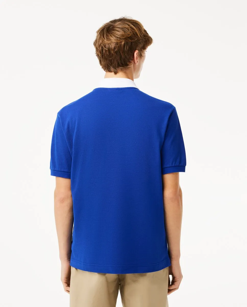 LACOSTE Navy Blue Original L.12.12 Lacoste Badge Polo Shirt