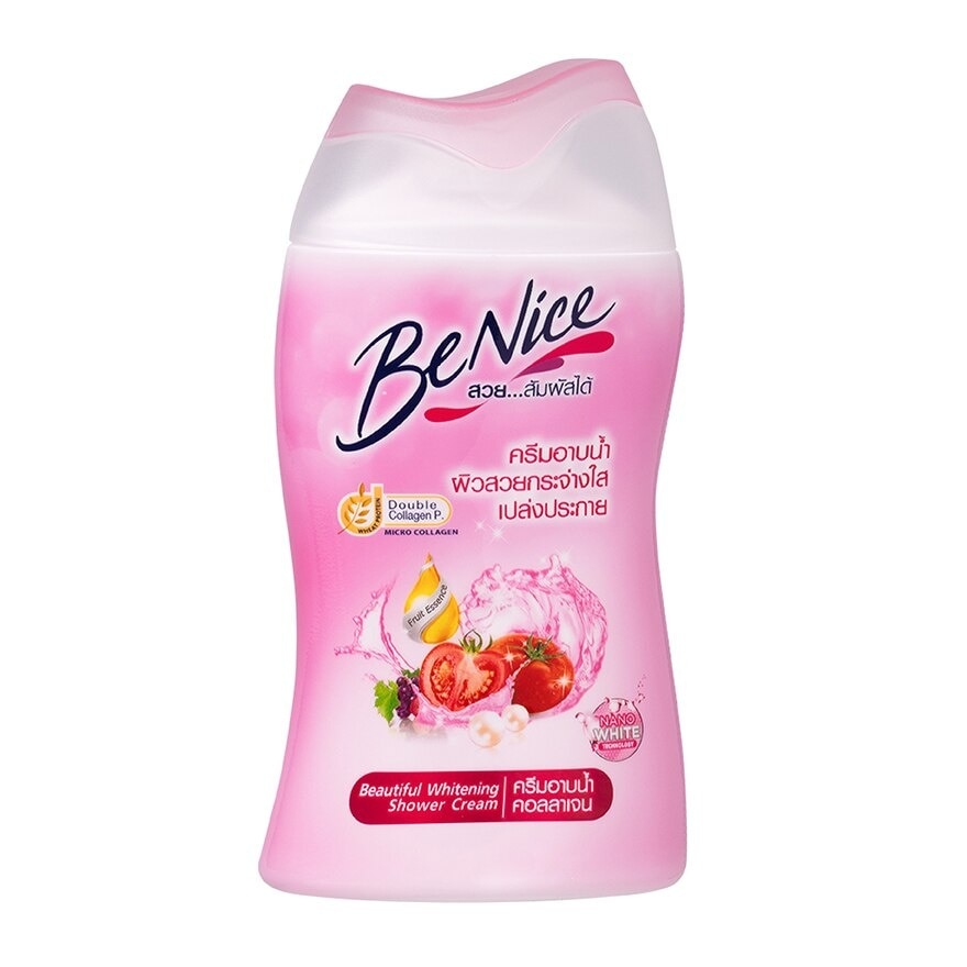 Benice Shower Cream Beautiful Whitening 80 Ml. ครีมอาบน้ำ ผิวเด้ง ฉ่ำน้ำ - Pink