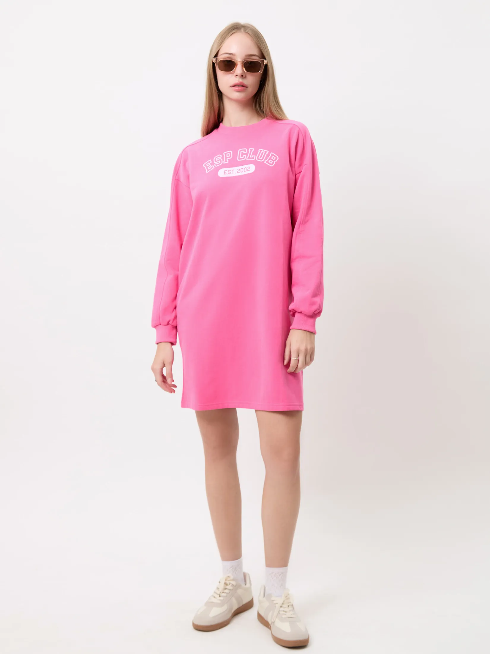 ESP Sweatshirt Dress Woman Pink