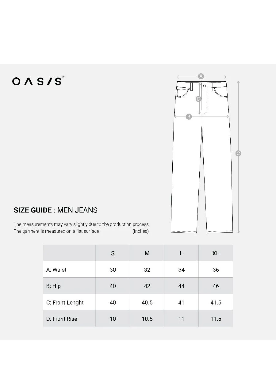 OASIS Men's Jeans Black
