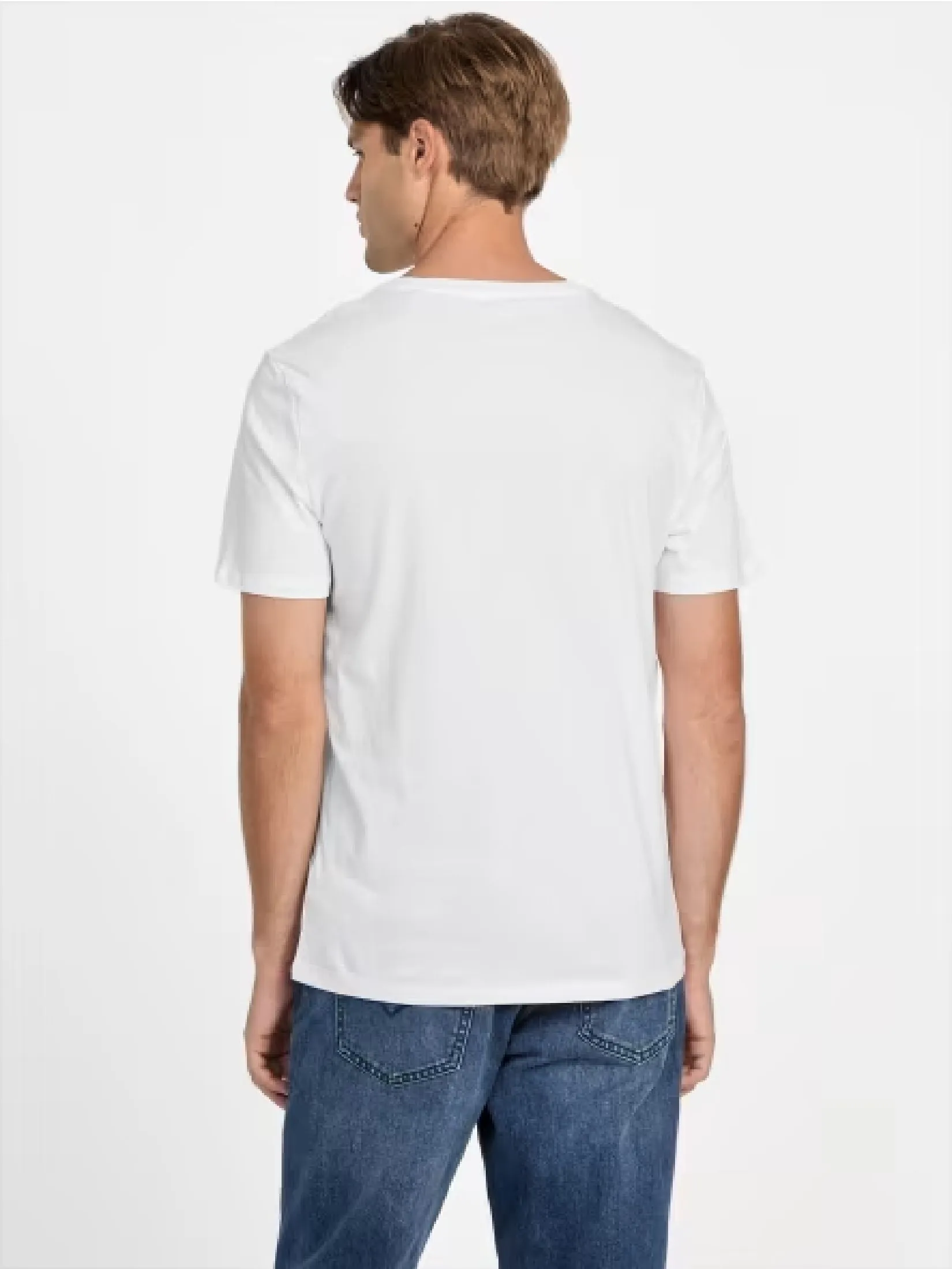 GUESS GUESS MEN  Eco Kris Logo Tee X4GI00KAK91 - White