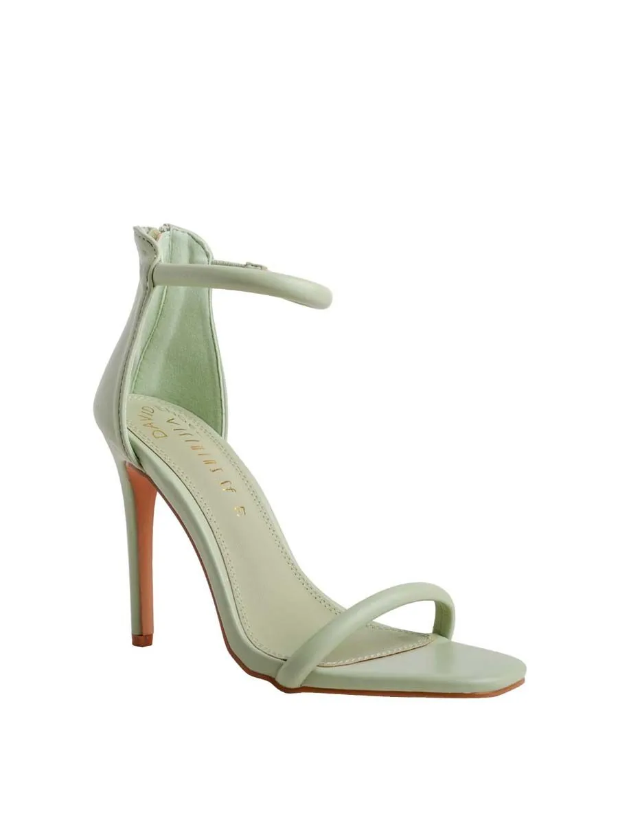 VILLAINS SF ARLENE Women's Heeled Sandals LIGHT GREEN
