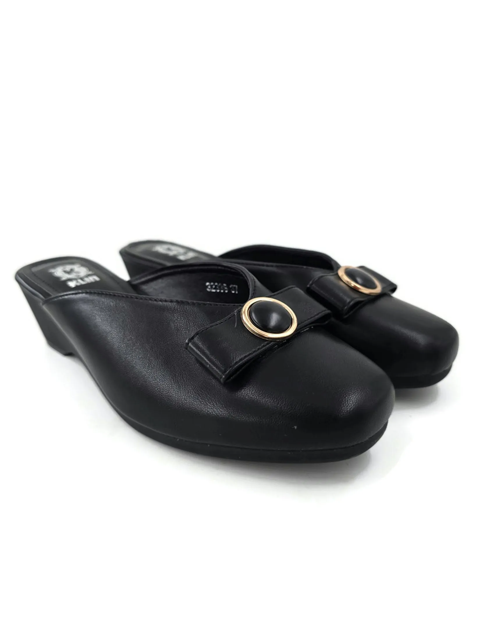 KLIN Woman Wedges Mule Black