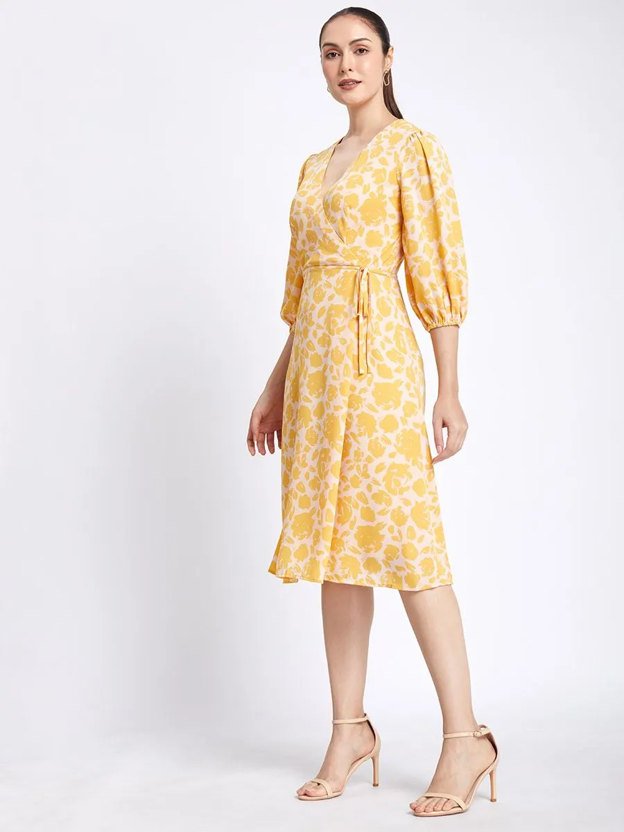 EXPRESSIONS Women Dress Long Sleeves Printed