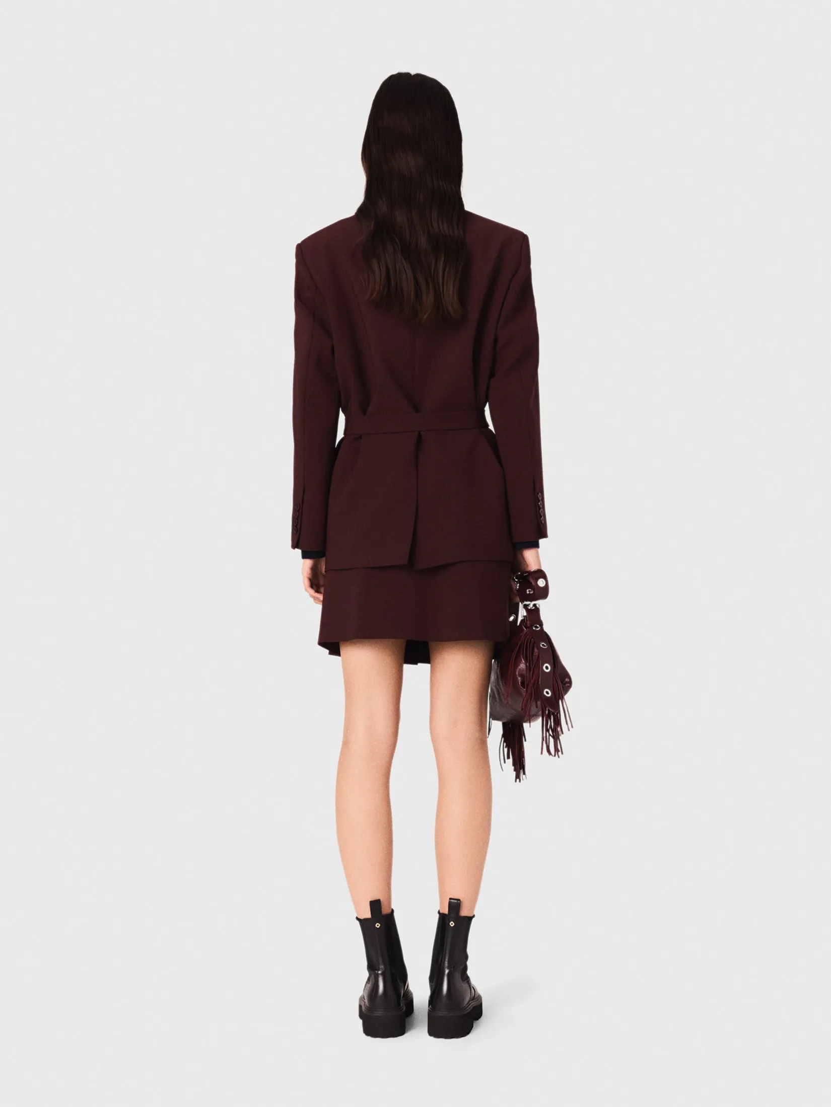MAJE Women Suit Jacket Belted