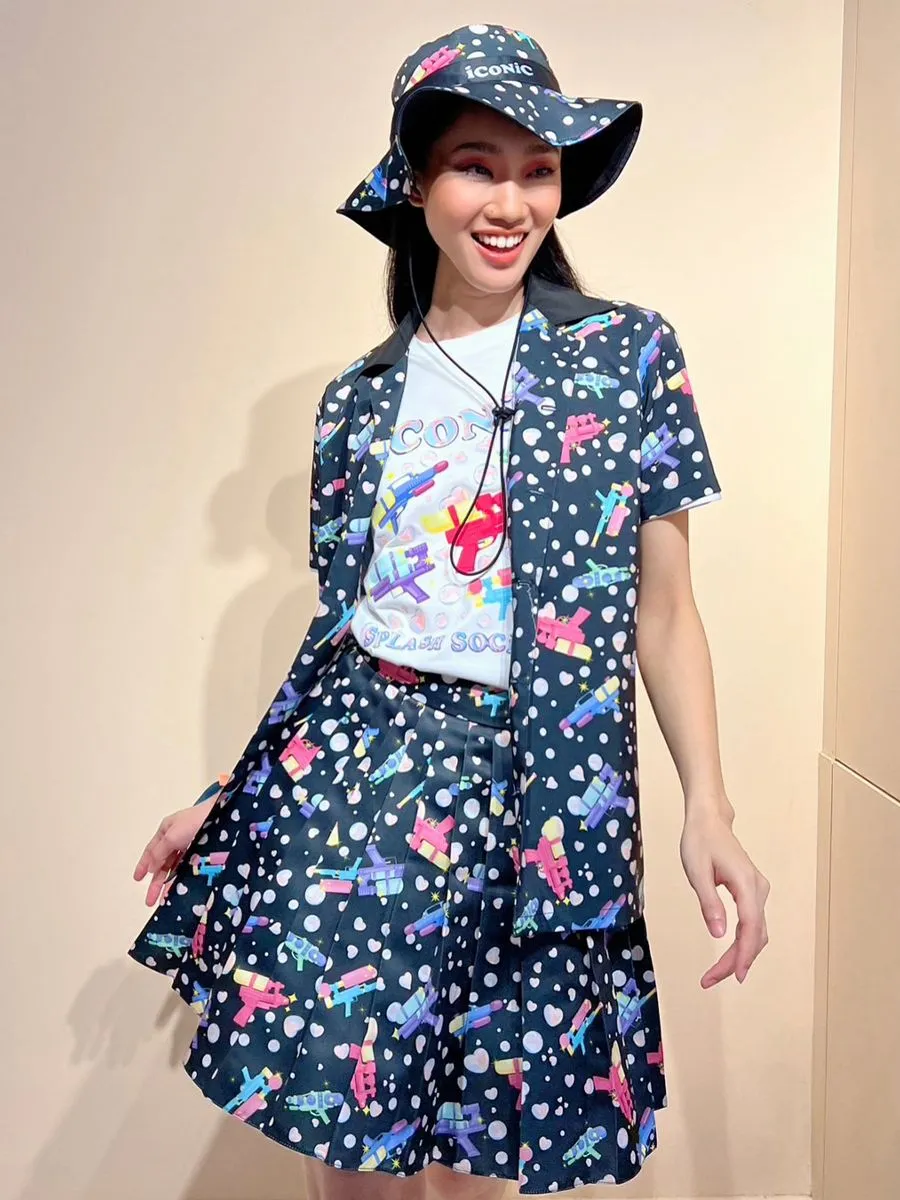 ICONIC WOMAN BLACK BUBBLE SKIRT