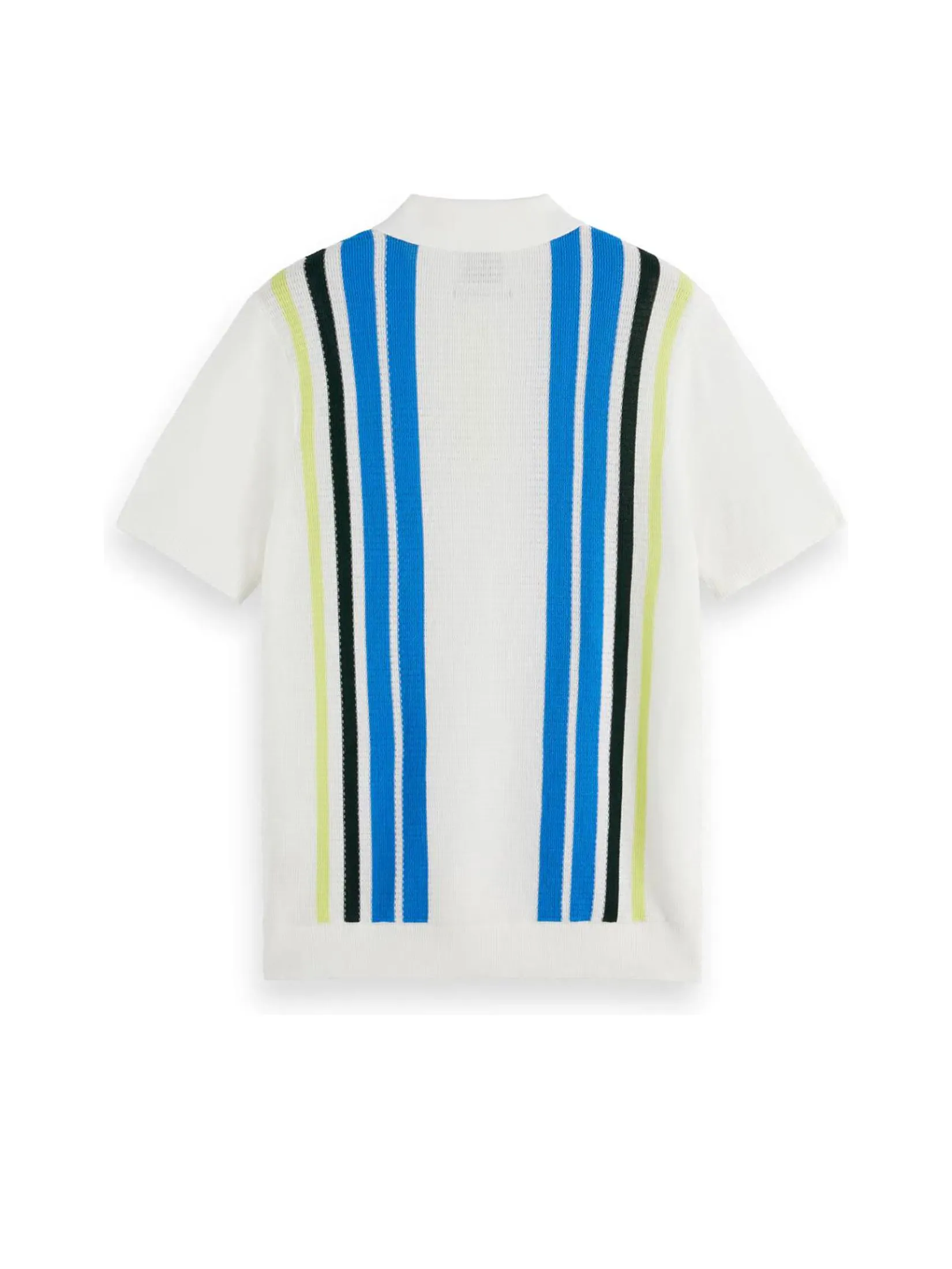 SCOTCH&SODA Men Polo Structured Knit Striped