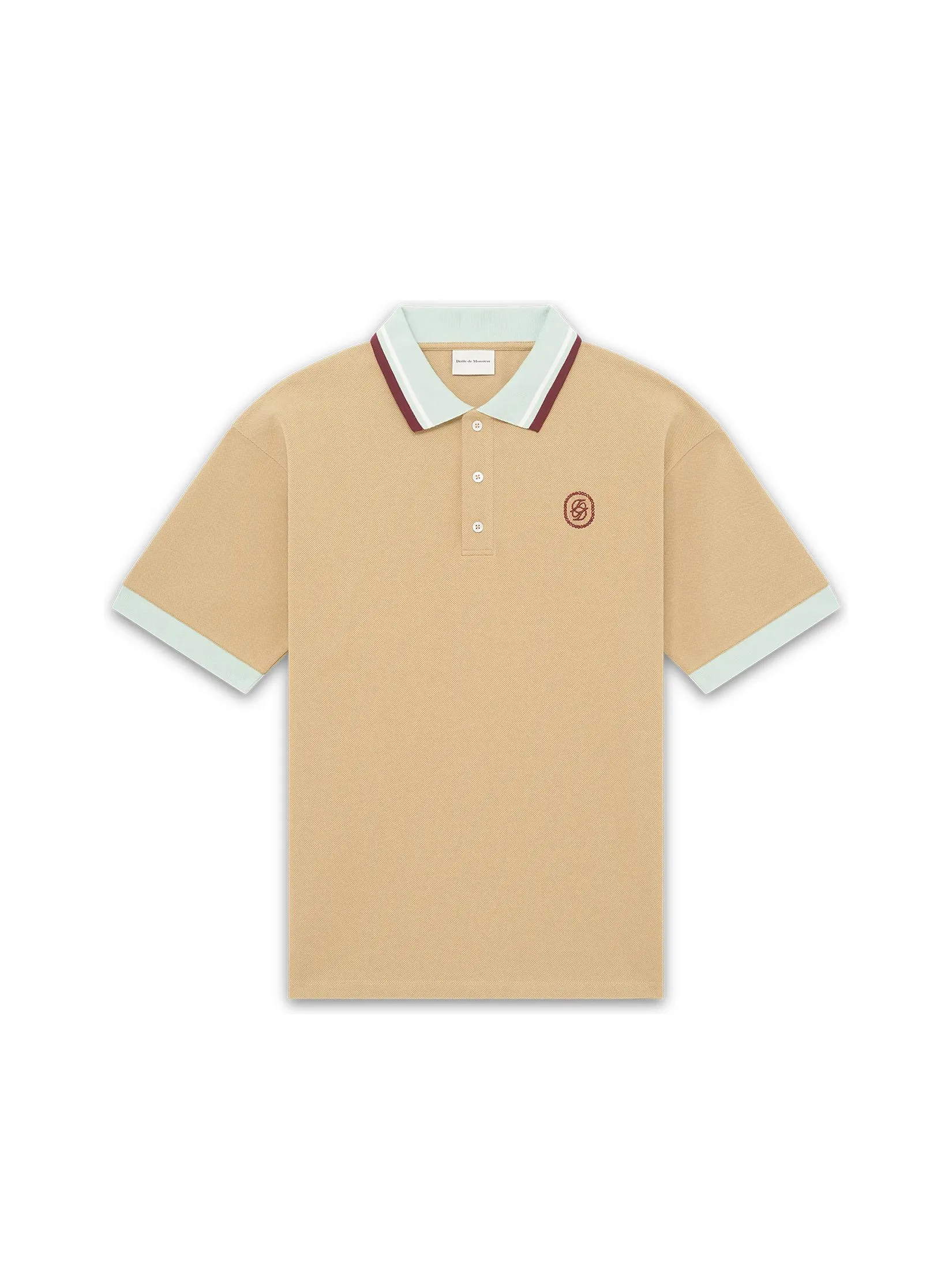 DROLE DE MONSIEUR Men Polo The D Mirror Brown
