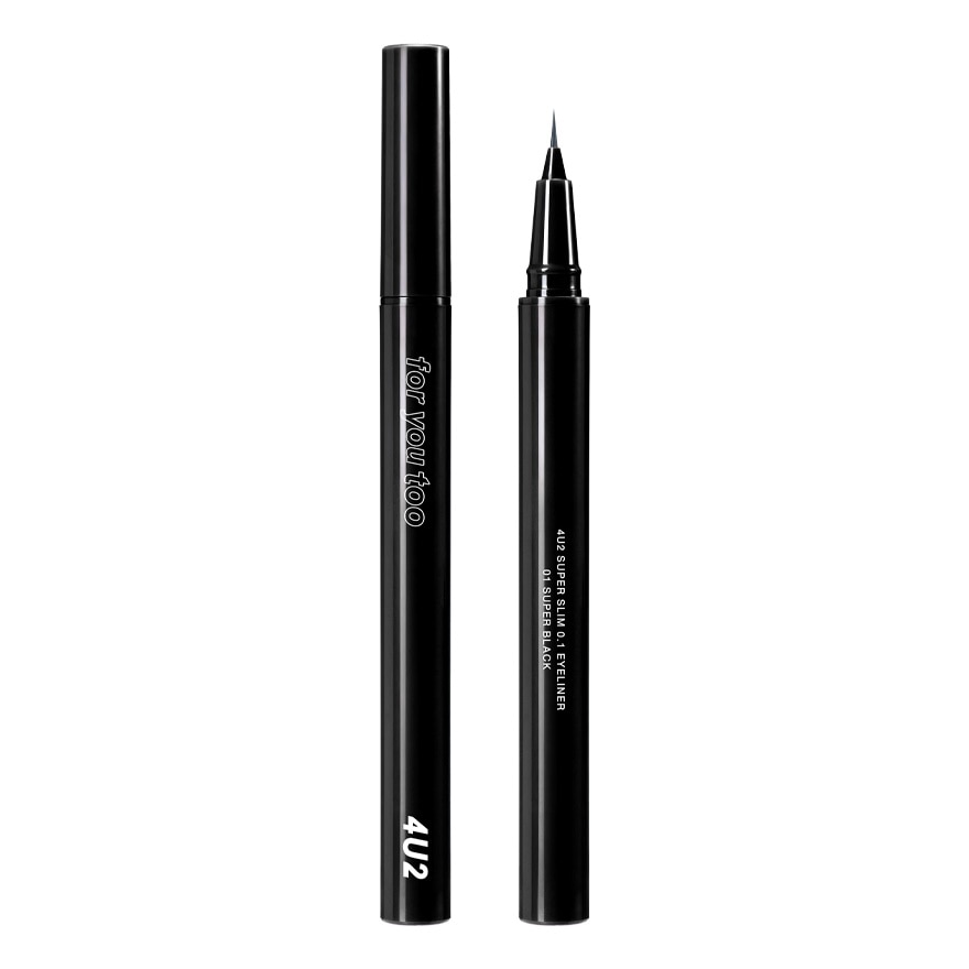 #4U2 Super Slim 0.1 Eyeliner 0.5g 01 - 01 Super Black
