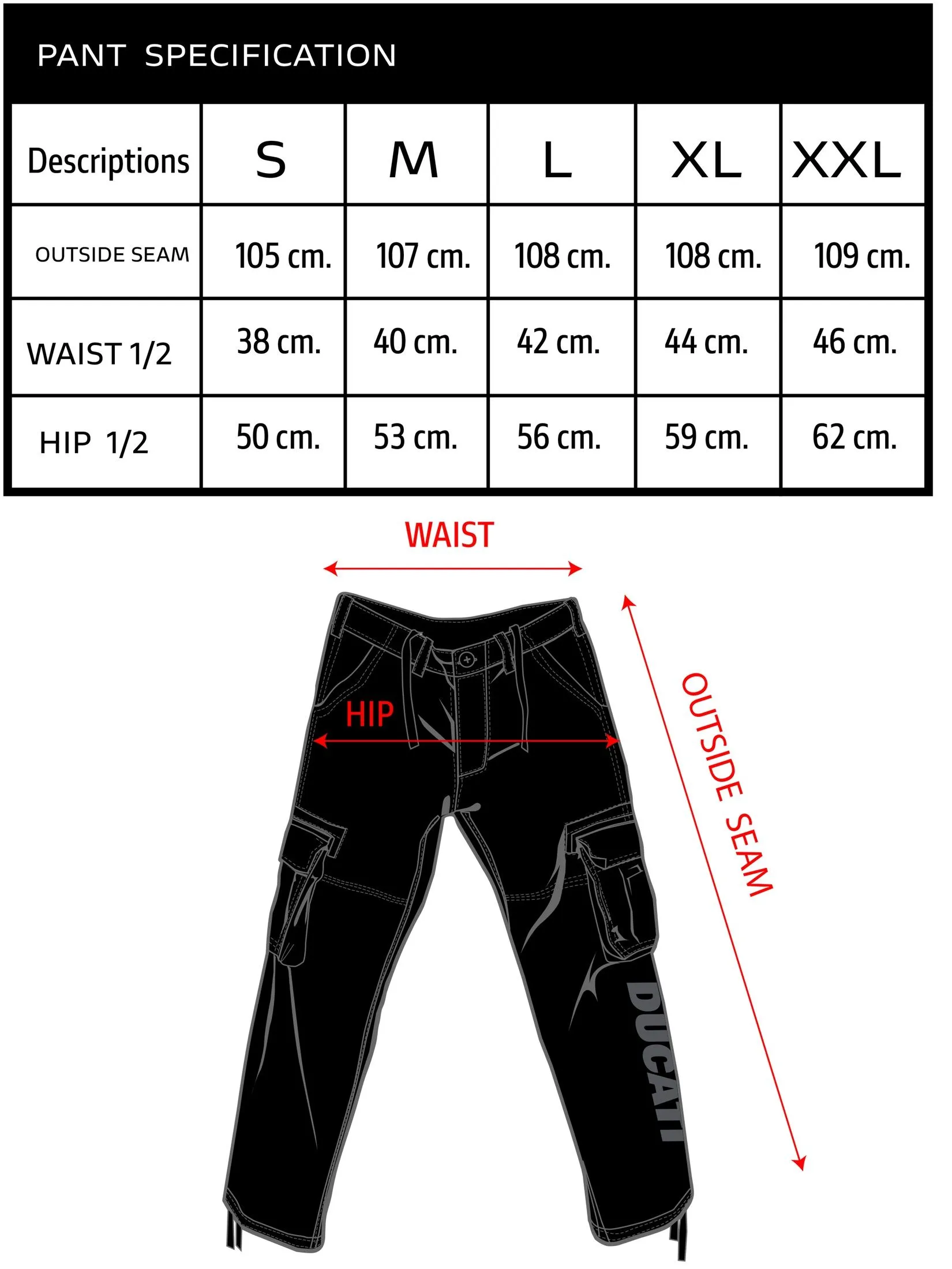 DUCATI Black Men's Sportwear sweatpants  DCT52 070