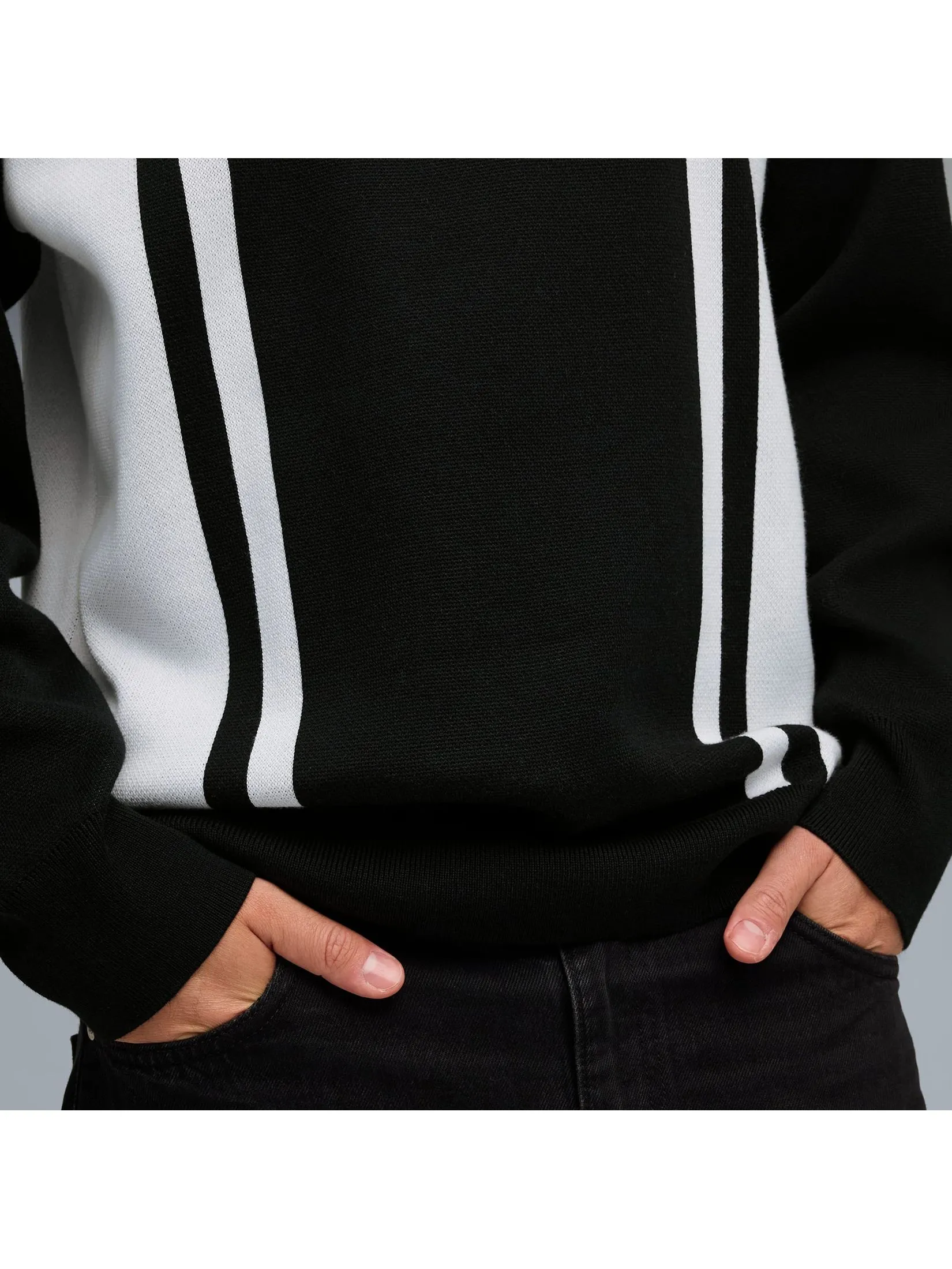 PUMA Unisex Sweater Future.Puma.Archive Relaxed Knitted PUMA Black-PUMA White