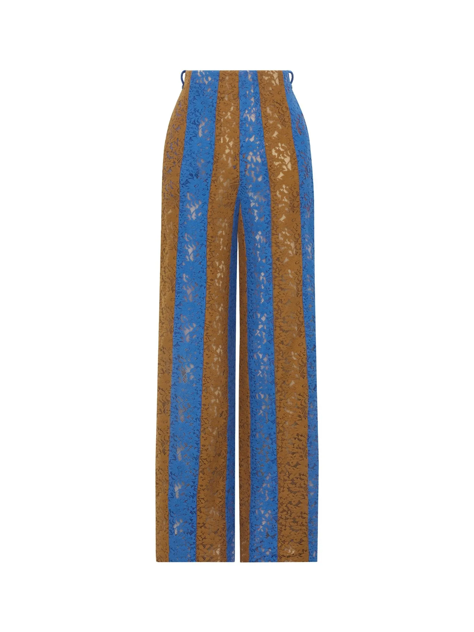 ASV (AW24) Abbylee Striped Lace Women Pants Blue