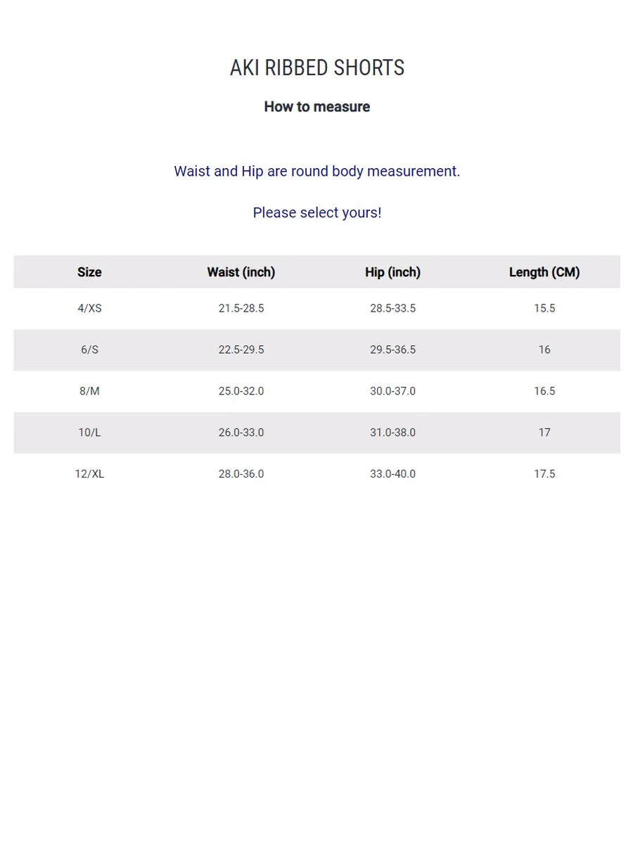 NAPIYONG WOMEN AKI RIBBED SHORTS IN WHITE