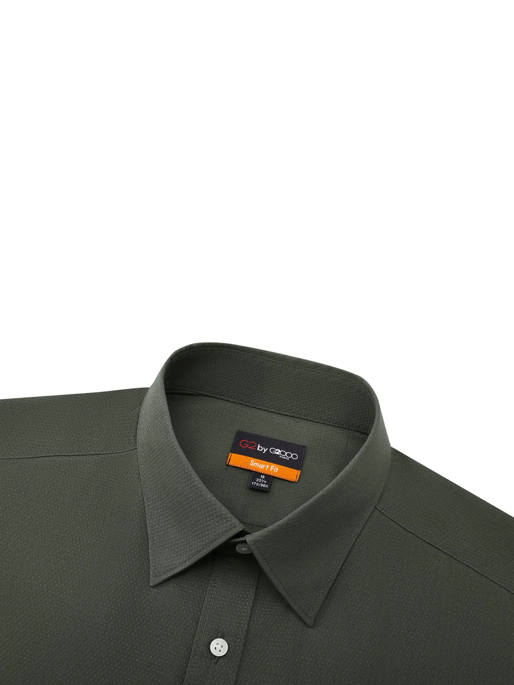 G2000 Men Clothing Wrinkle Free Formal Shirt  Smart Fit - Dark Grey