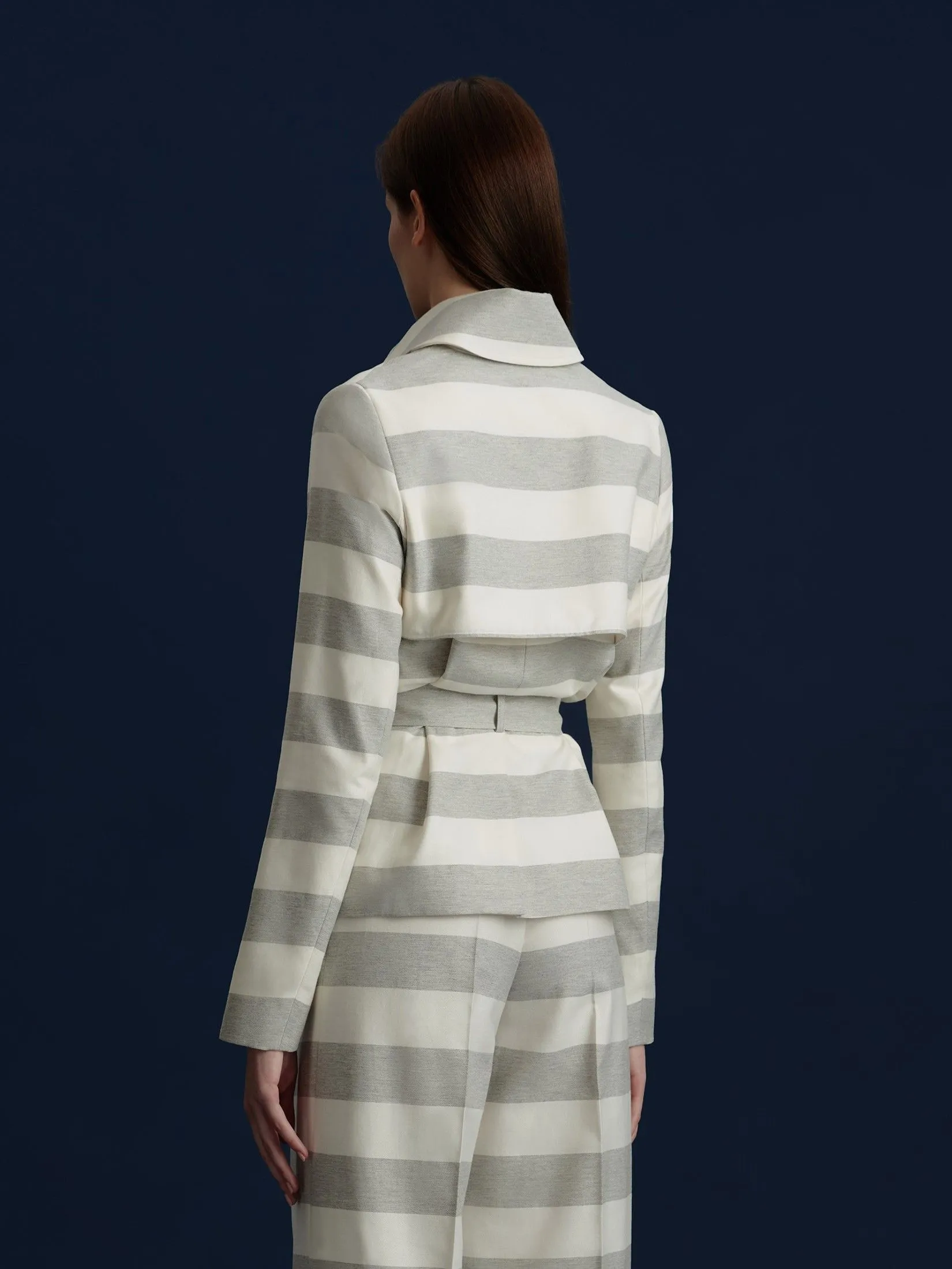 ASAVA (AW24 )Avianna Women Trench Jacket Grey