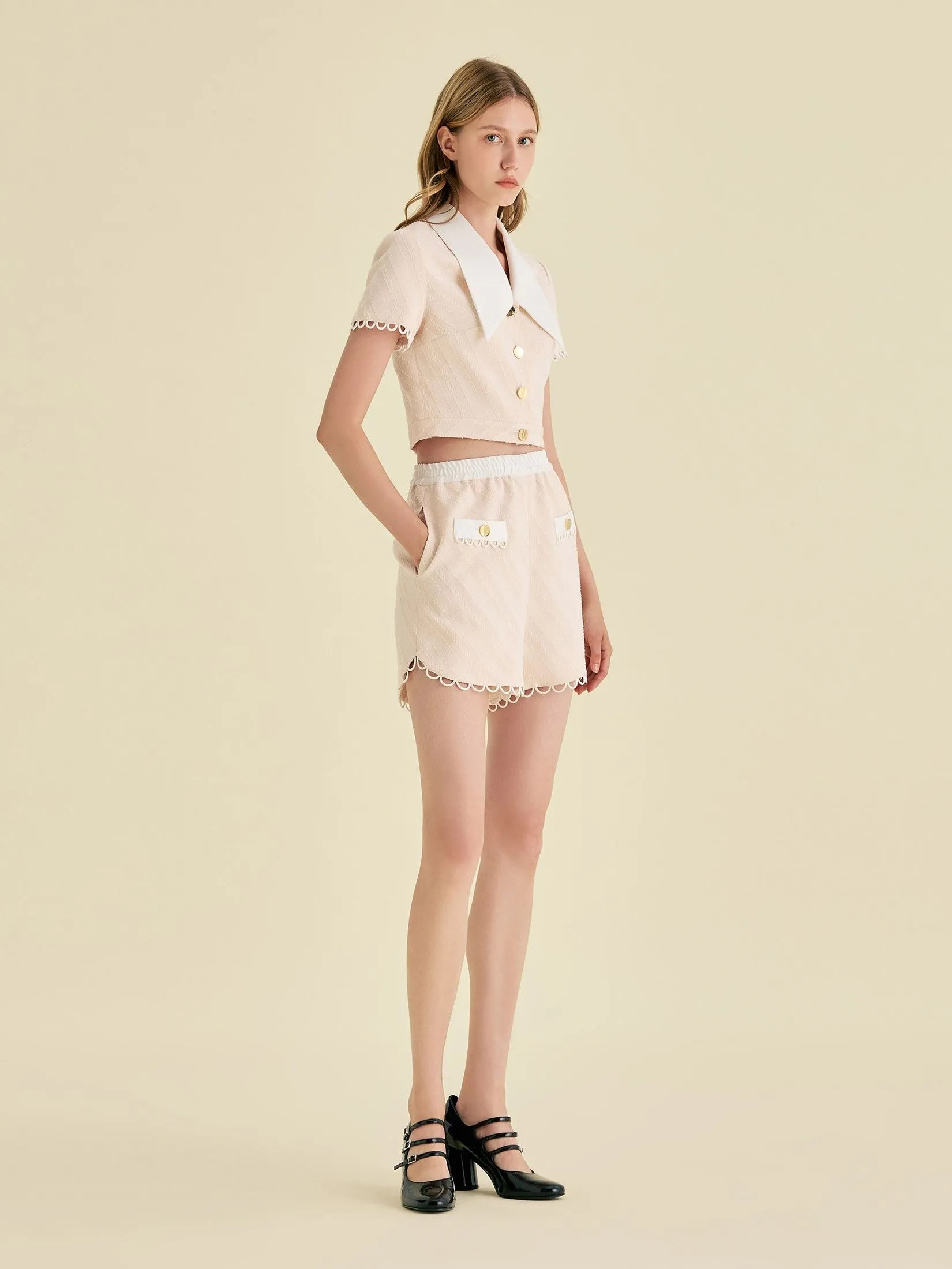 ASV ( SS25 ) Alda High Waist Women Shorts Pink