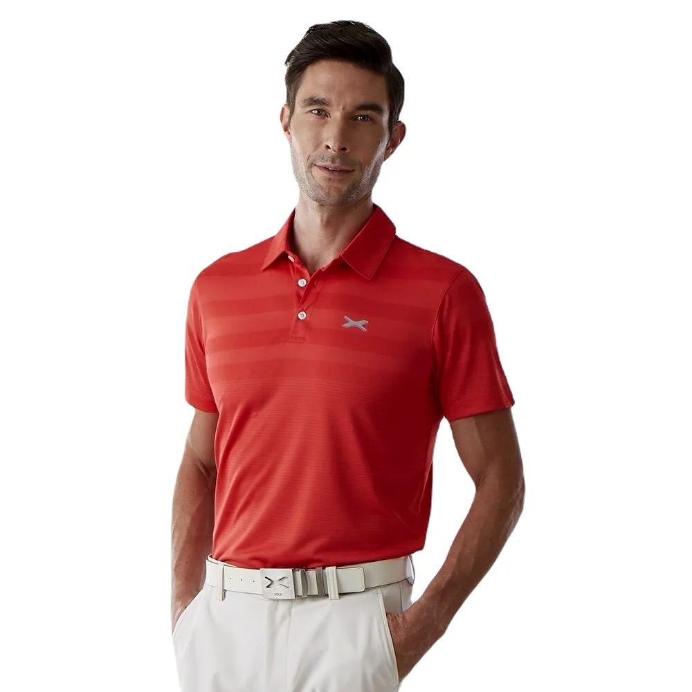 XOLO Red Men's XOLO GOLF SHIRT (040020) Size - M
