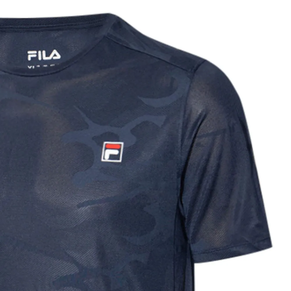 FILA Men Training T-Shirt Active Blue - FI039AP060EITH