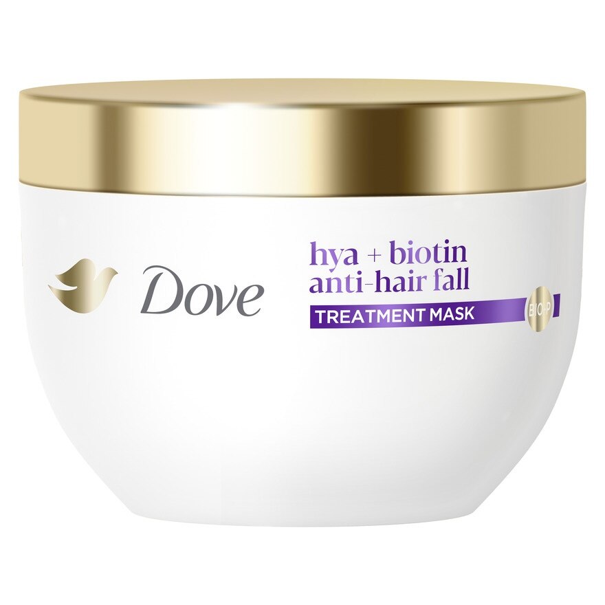 Dove Treatment Mask Hya + Biotin Anti-Hair Fall Bio-P 265 G. - Purple
