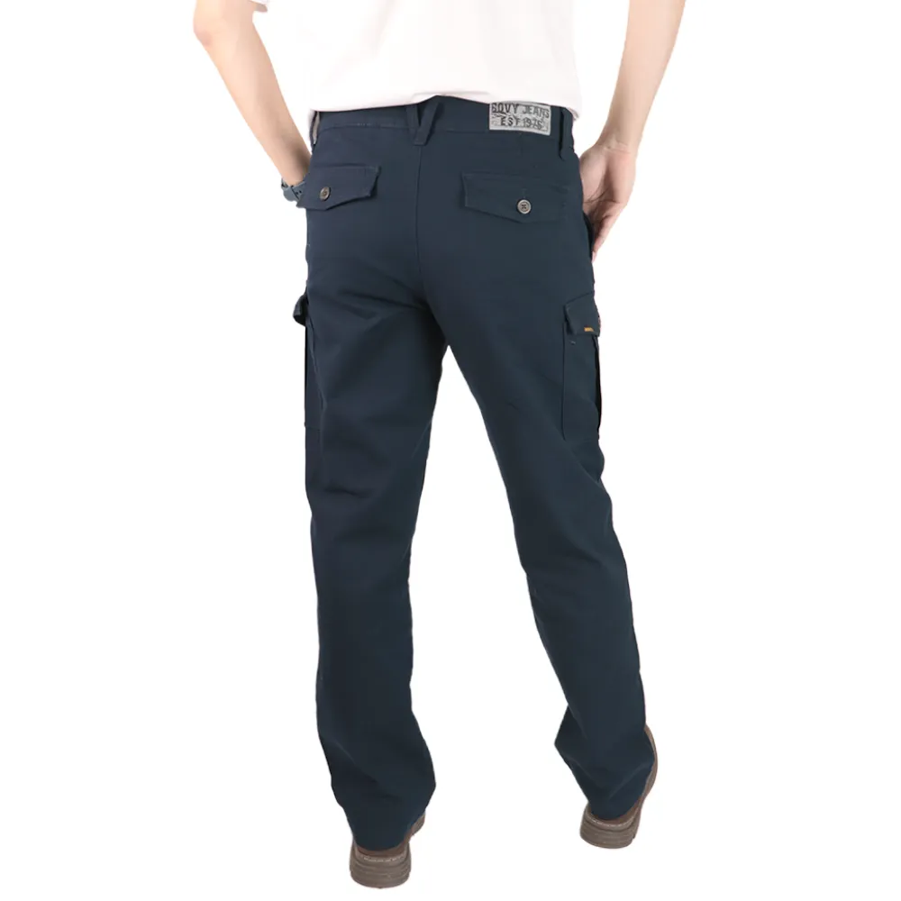 BOVY NAVY SLIM  CARGO TROUSERS -9206