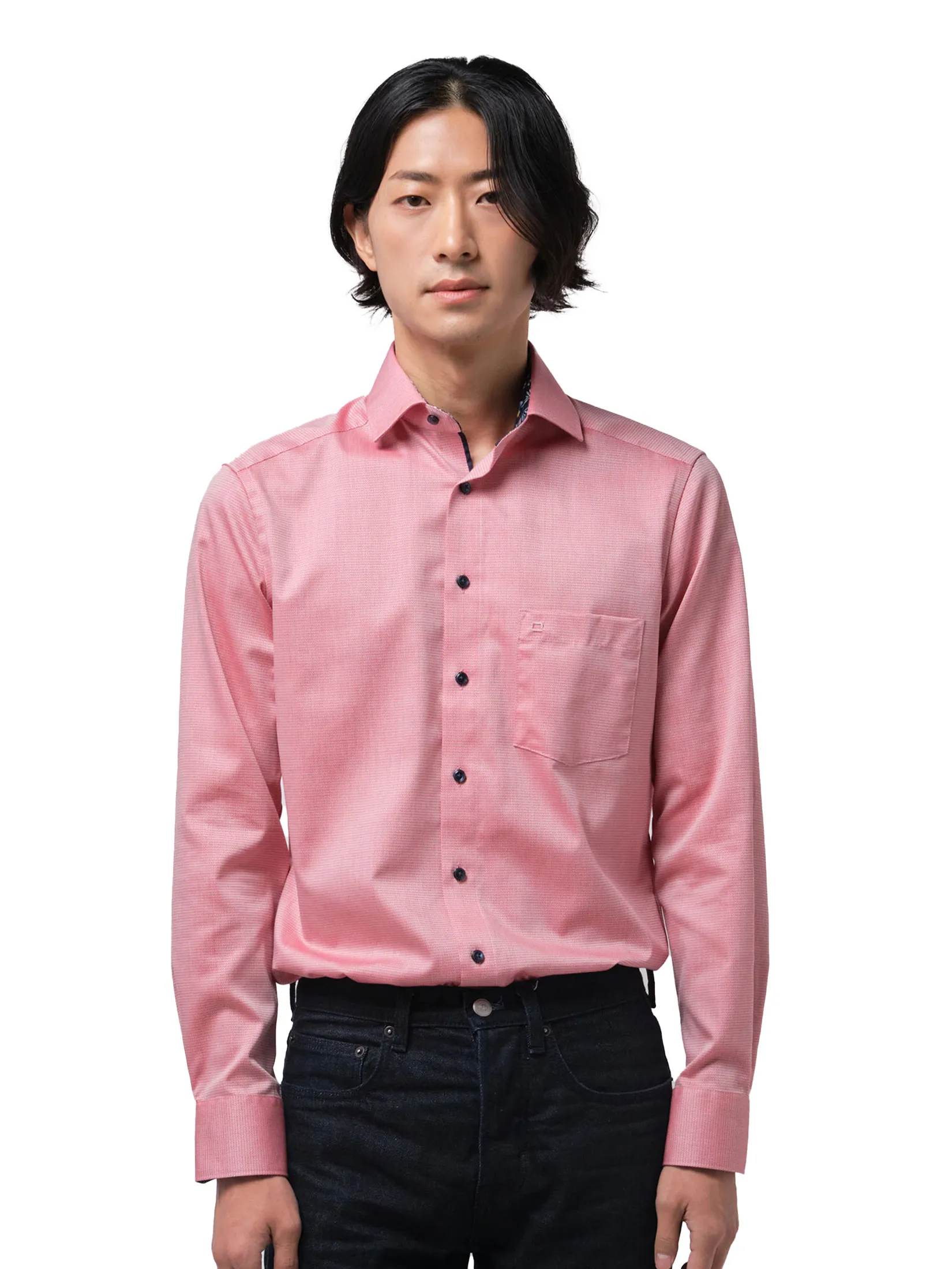 OLYMP MEN S SHIRT LONG SLEEVES BUSINESS SHIRT MODERN FIT EASY IRON RED