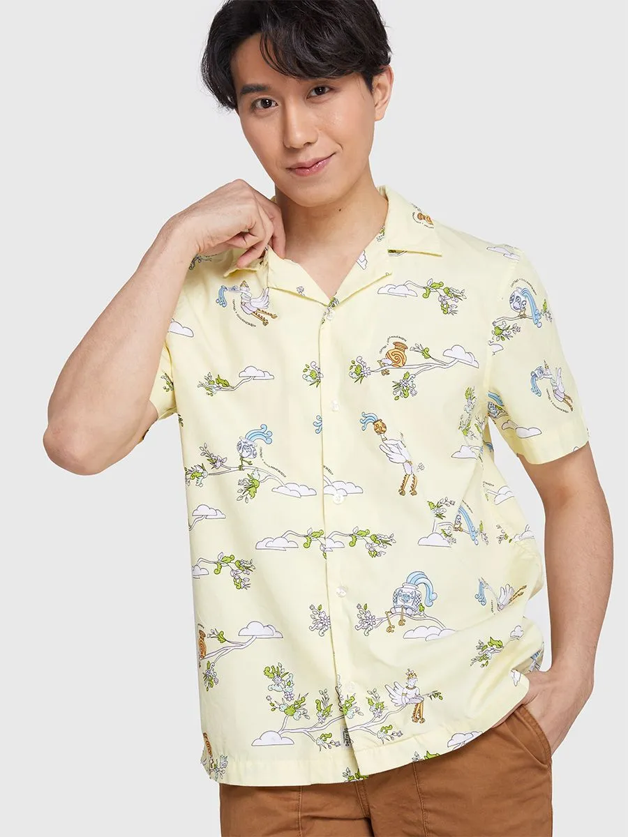 DEFRY 01 DEFRY 01 X Guillaume Sardin Men Shirt Short Sleeve With Graphic Print