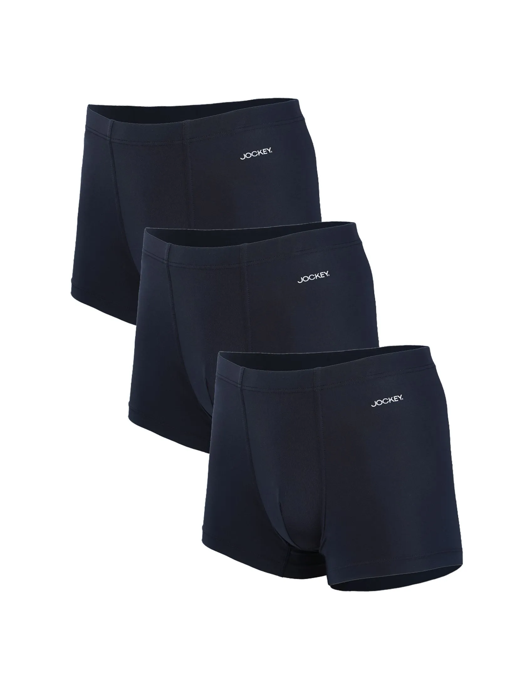 JOCKEY UNDERWEAR Men's VALUE PACK TRUNKS NAVY (Pack3)
