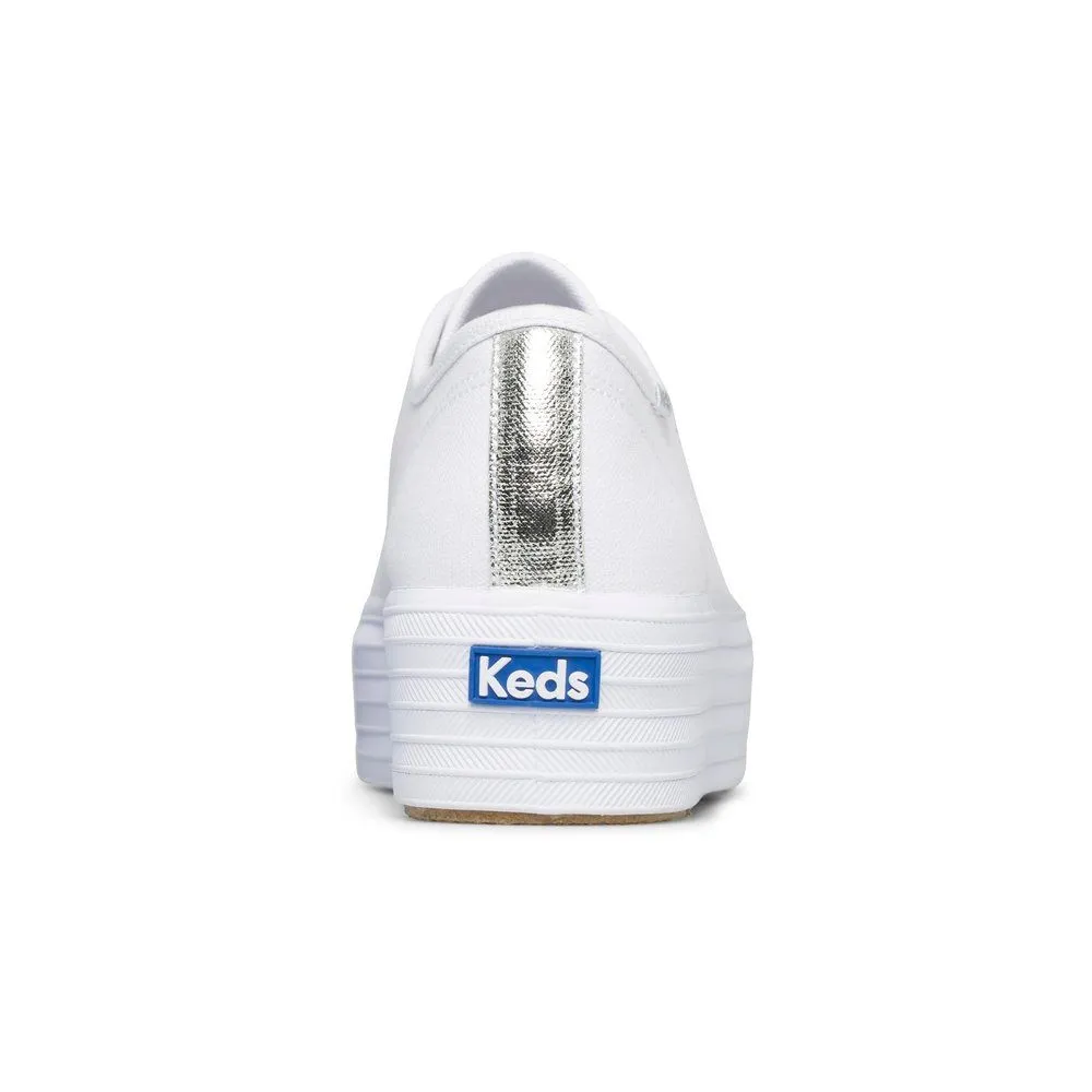 KEDS WHITE Keds TRIPLE UP CANVAS