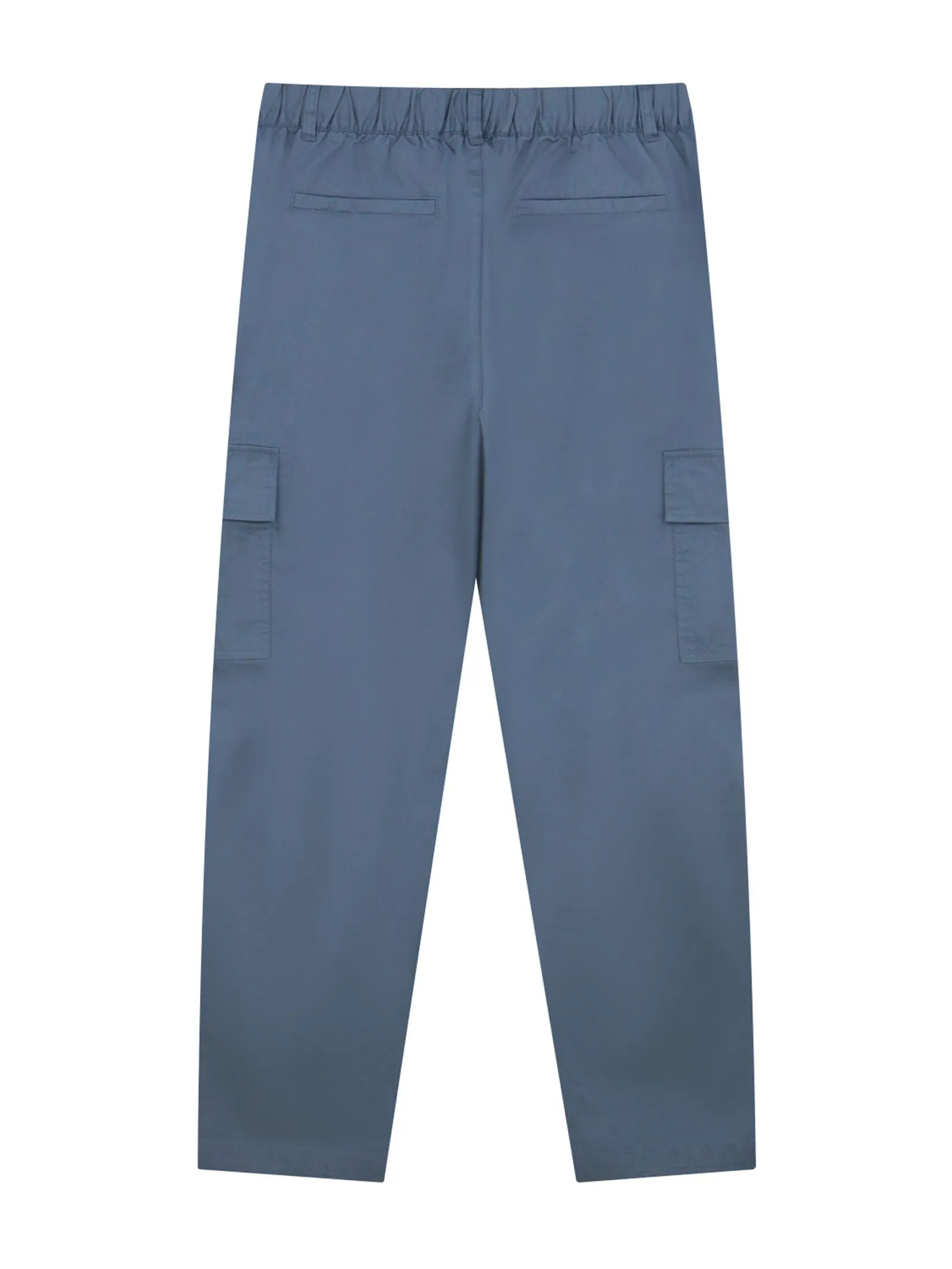 GIORDANO Men's Relaxed Stretch Cargo Pants Neptune Blue