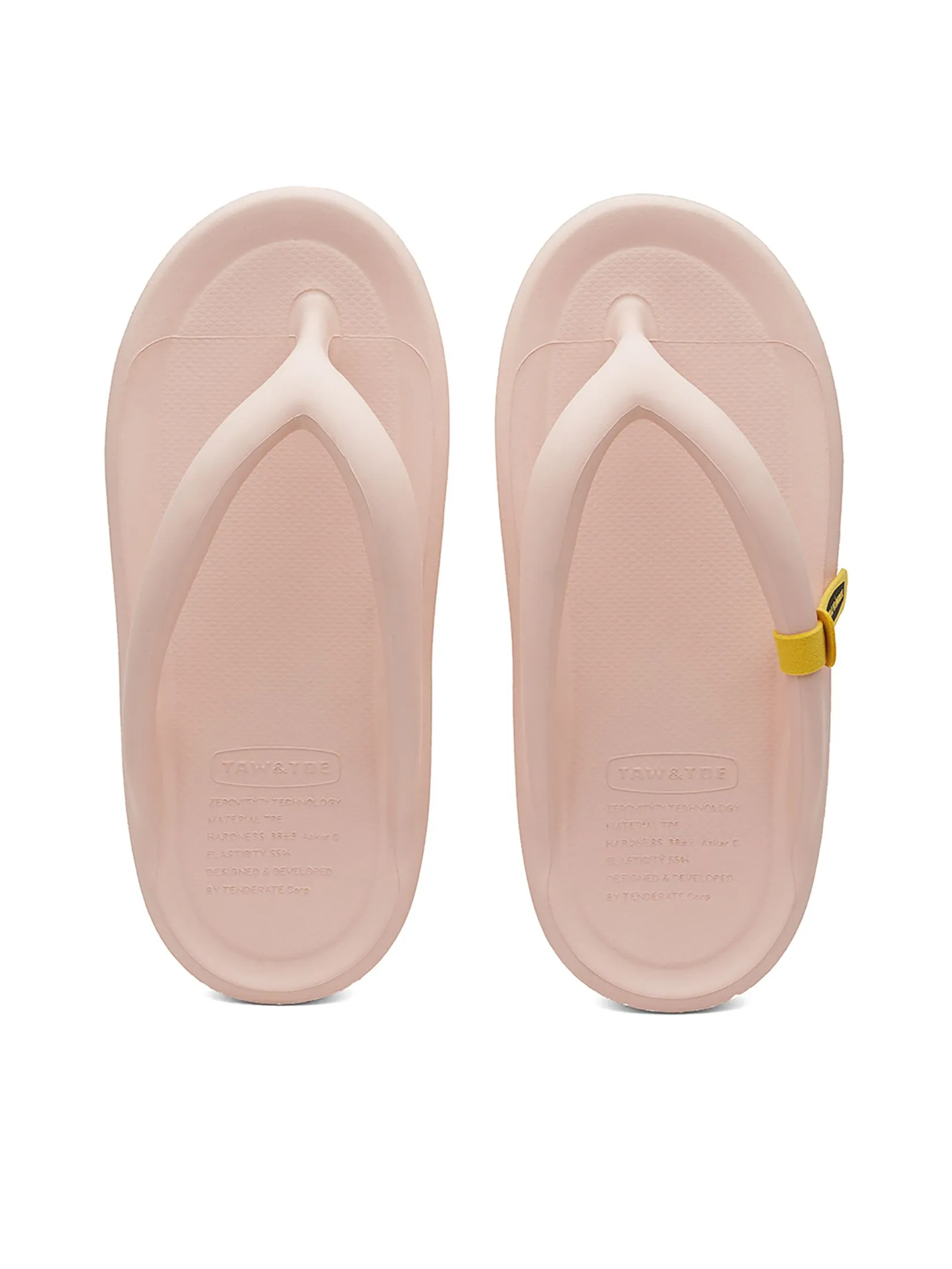 TAW&TOE Unisex Flip Flop Zerovity OG Baby Pink
