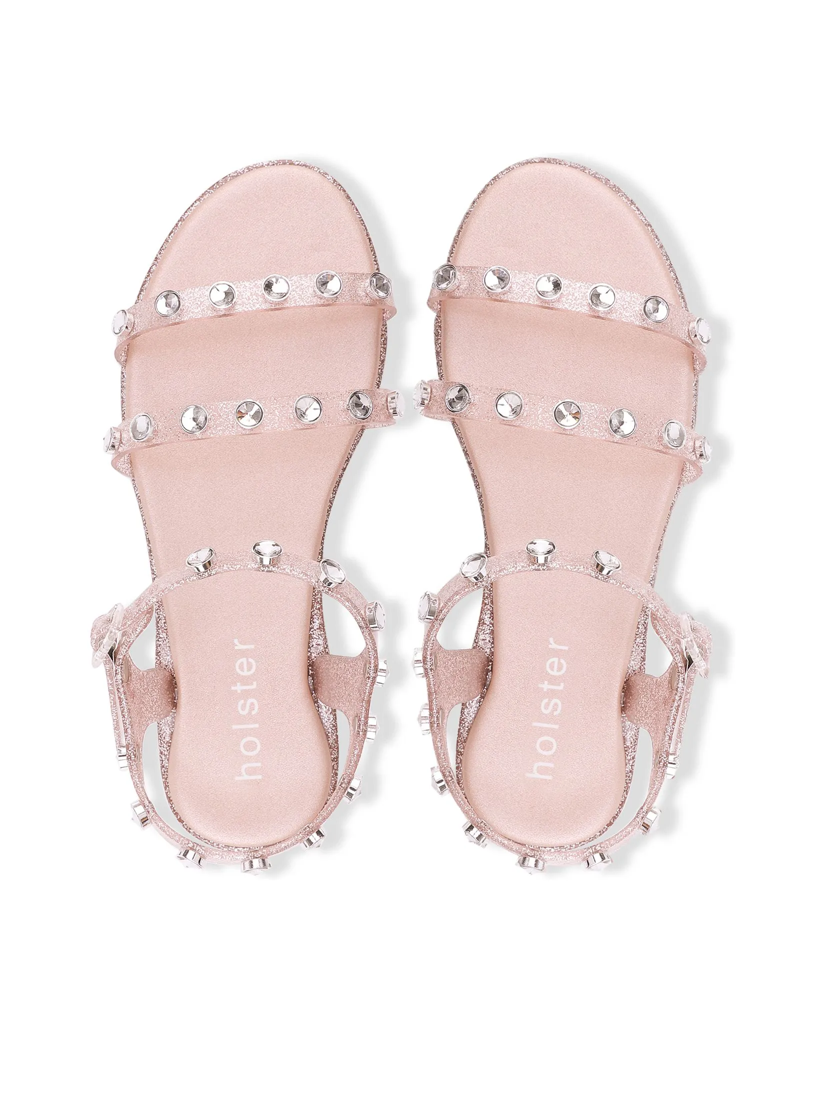 HOLSTER Women Sandals Sassy Glitter Rose
