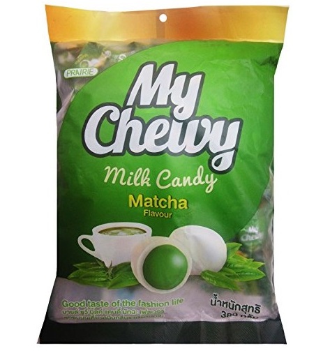 Жевательные молочные конфеты с зеленой матча My Chewy 67 гр