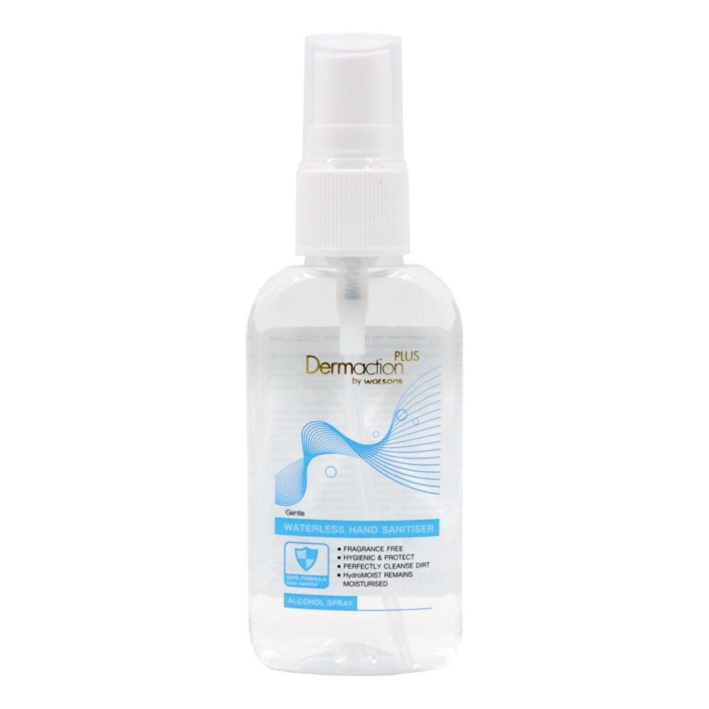 Gentle Waterless Hand Sanitiser Alcohol Spray 50ml - Clear